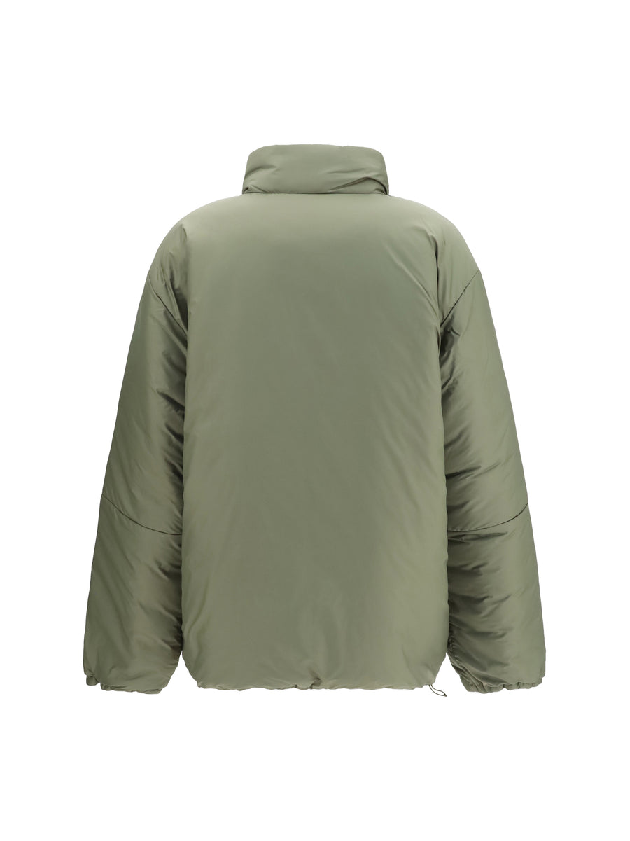 Padded Jacket Military Green Goose Down Puffer