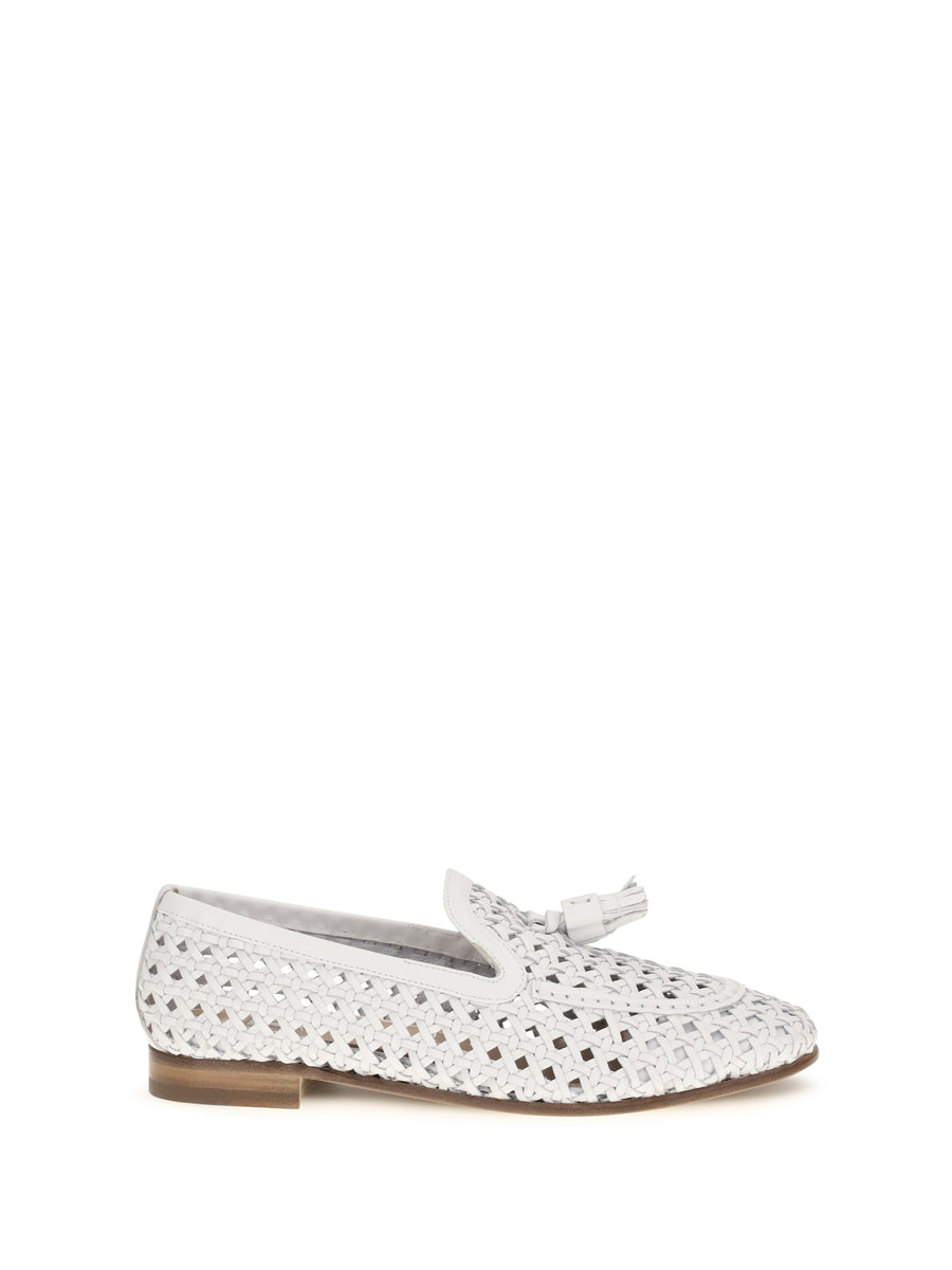 Fratelli Rossetti Upper: 100% calf leather (Bos Taurus); Sole: 100% calf leather (Bos Taurus) loafer in white