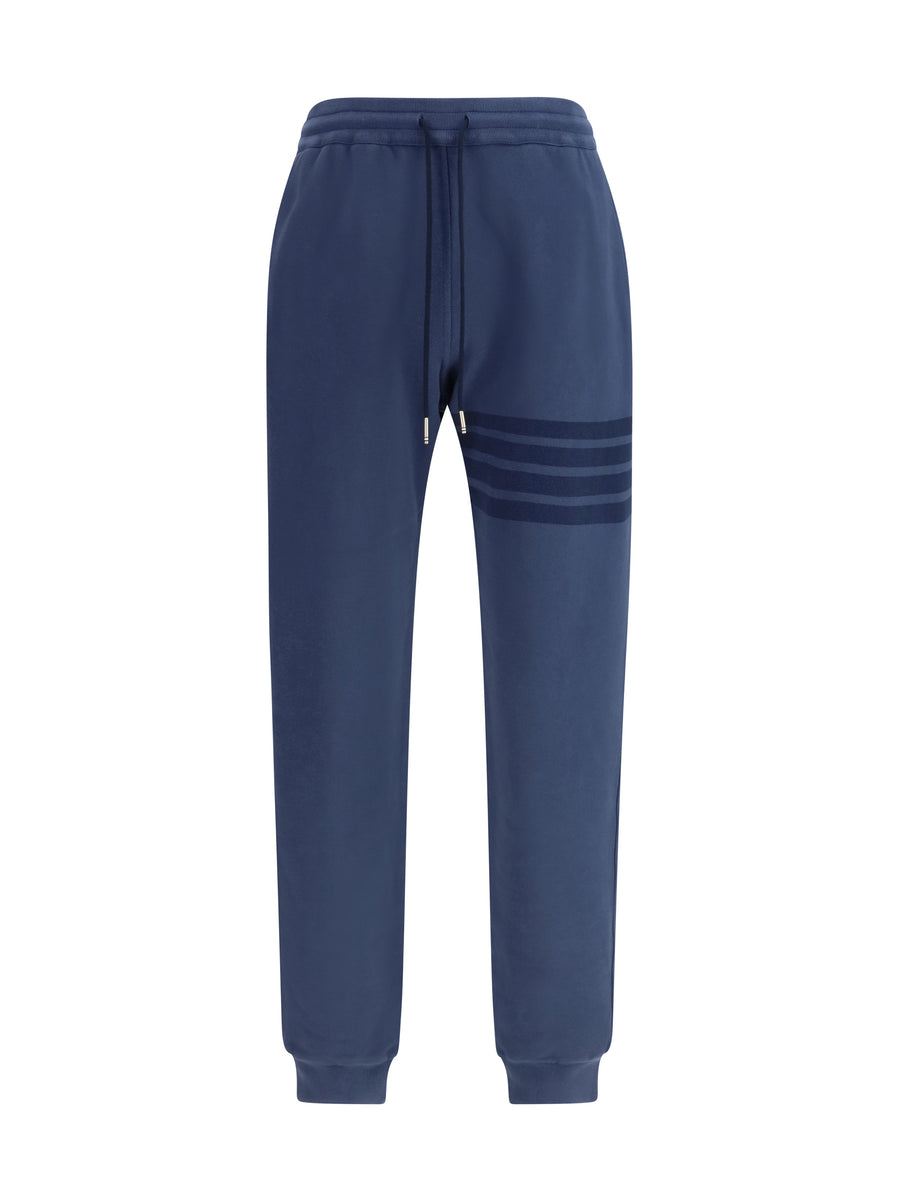 Thom Browne 100% Cotton joggers in navy