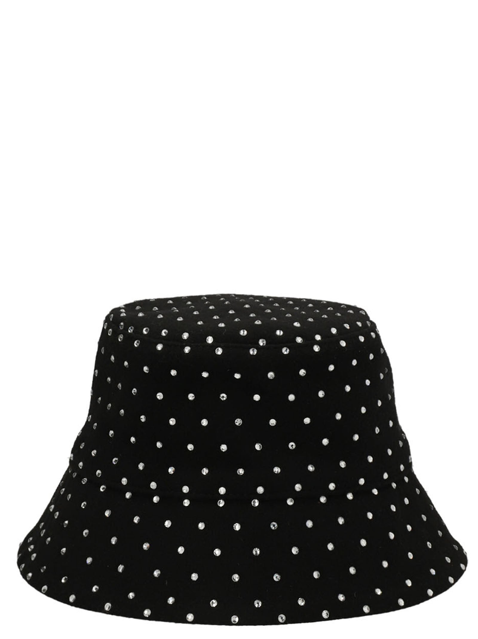 Crystal bucket hat Black Wool