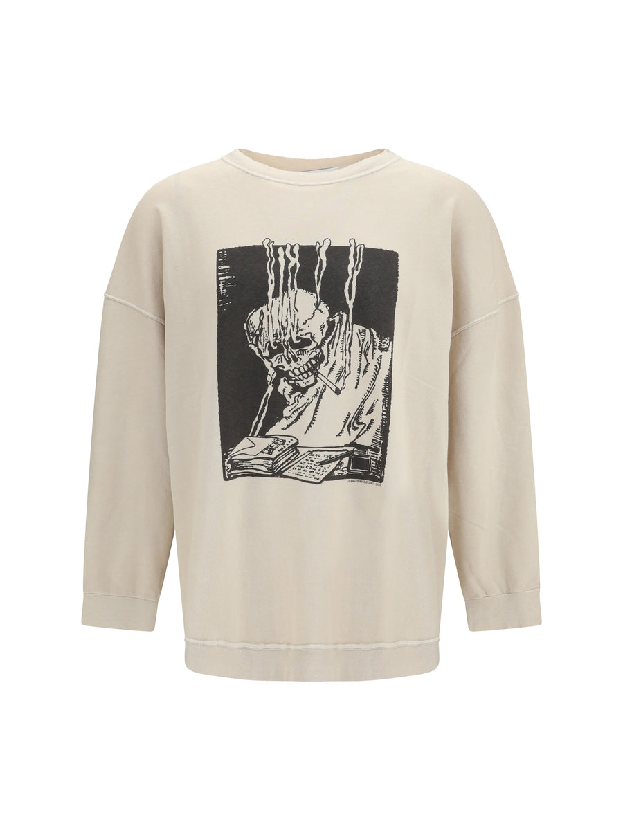 Our Legacy 70% Cotton sweatshirt in beige