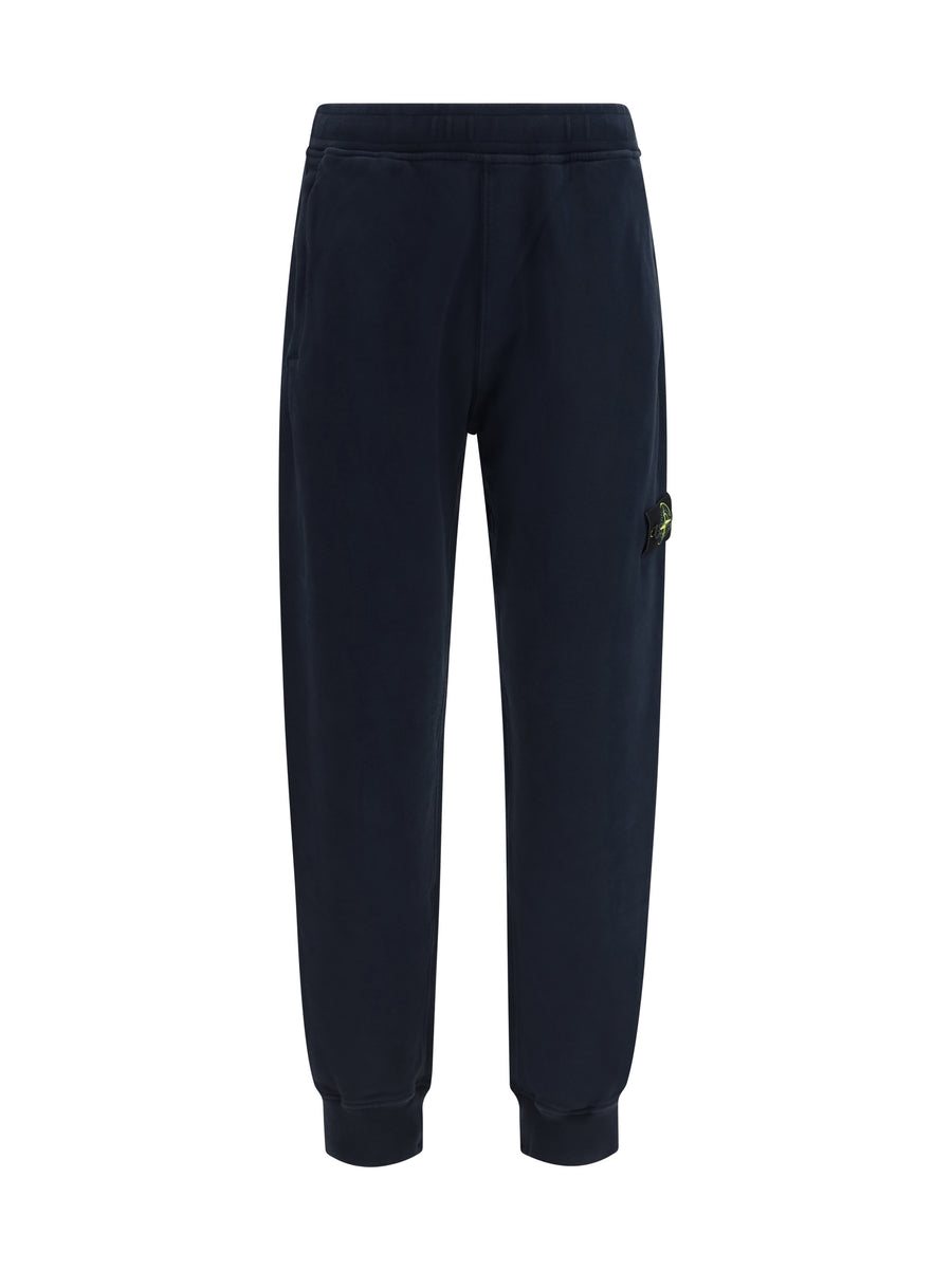 Stone Island 100% Cotton joggers in navy