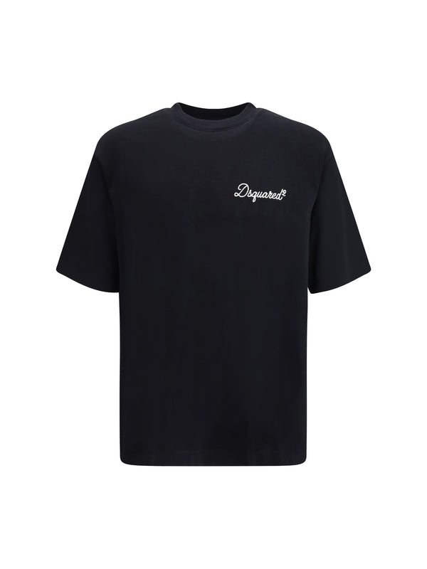 T-Shirt Signature Black Cotton T-shirts