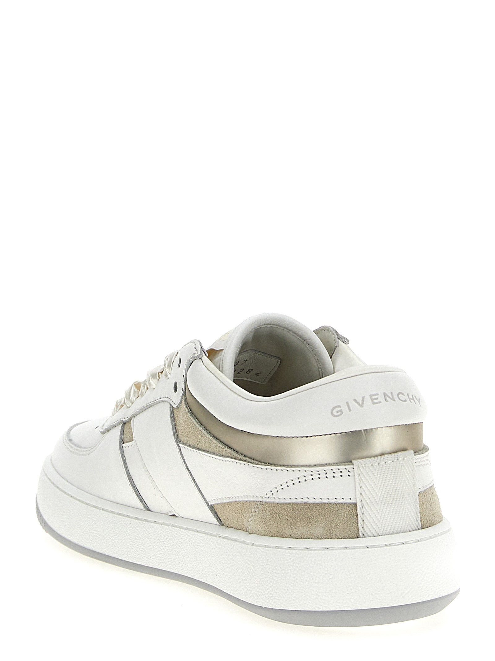 Lace Up sneakers White Calfskin Leather (bos Taurus)