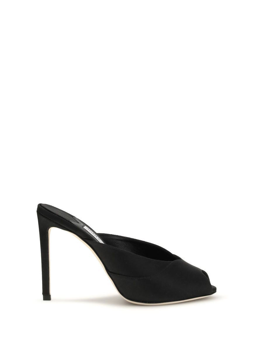 Jimmy Choo 100% calf leather (Bos Taurus) mule in black