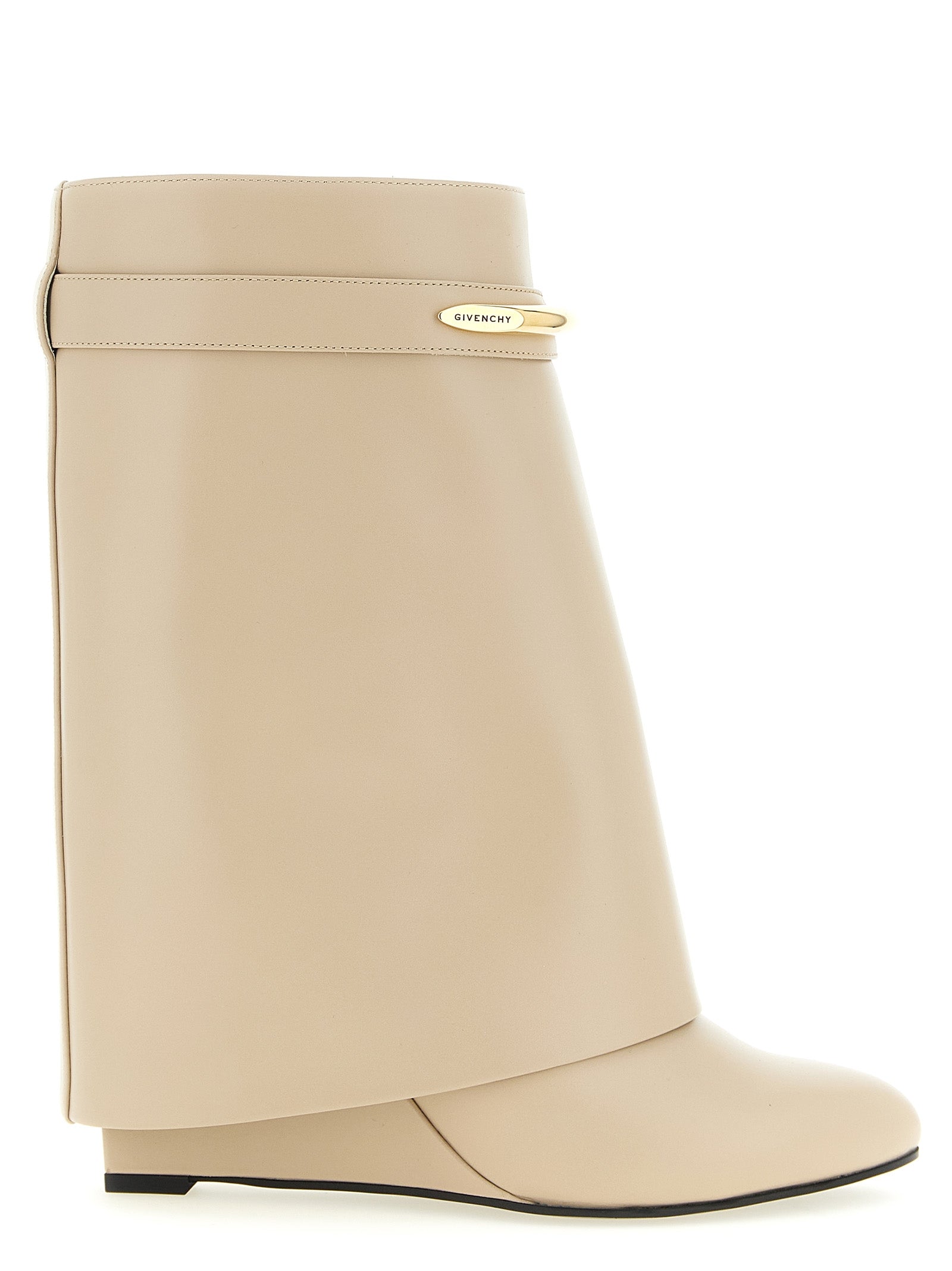 Shark Pinch ankle boots Beige Calfskin Leather (bos Taurus) Boots