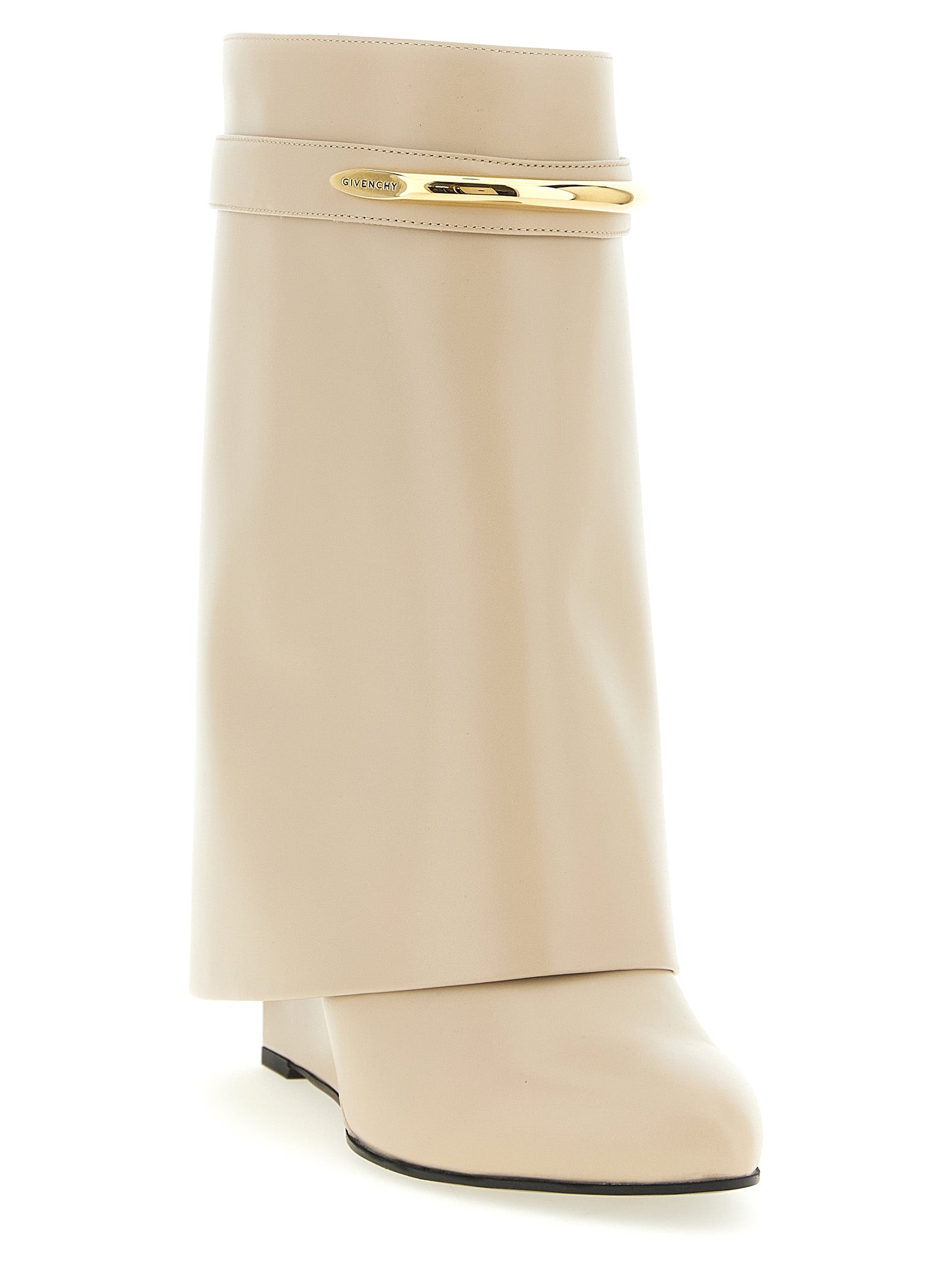 Shark Pinch ankle boots Beige Calfskin Leather (bos Taurus) Boots