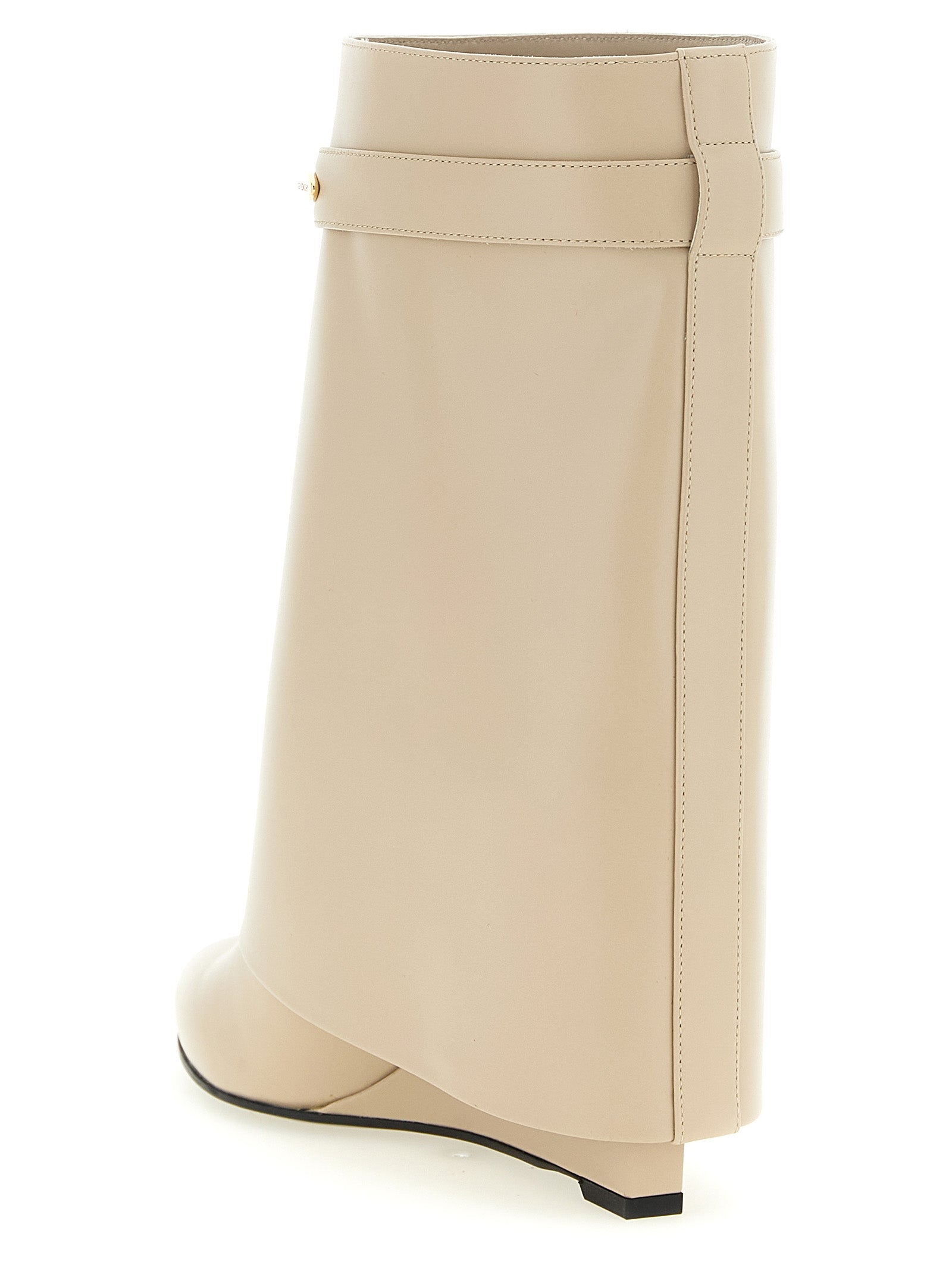Shark Pinch ankle boots Beige Calfskin Leather (bos Taurus) Boots