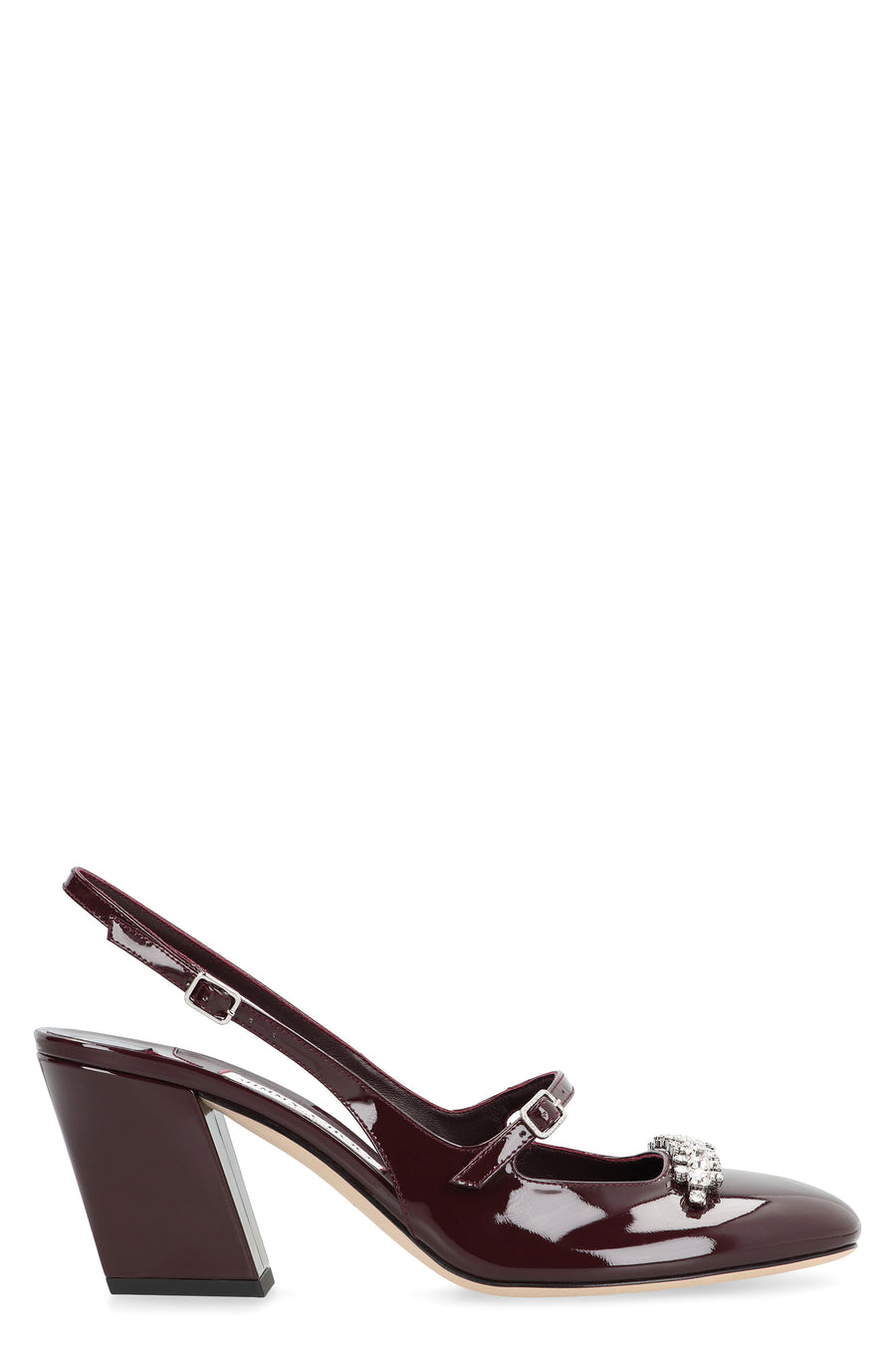 Slingback Pumps Belinda Patent Leather Merlot Deep