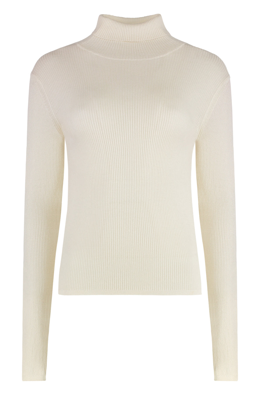 Belle Cashmere Turtleneck Pullover Ivory