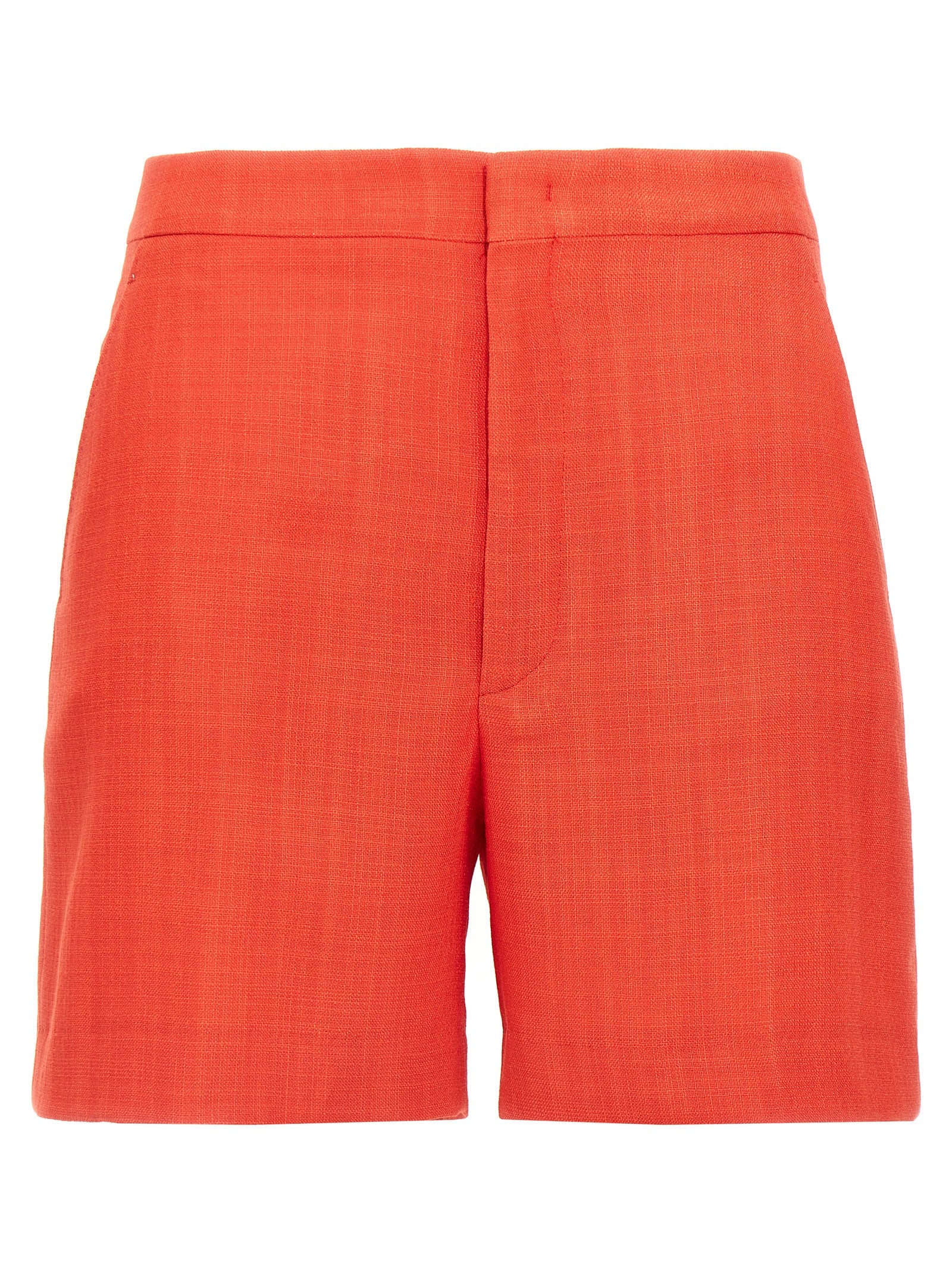 B-Elle shorts Red Viscose Polyamide Lycra Bermuda