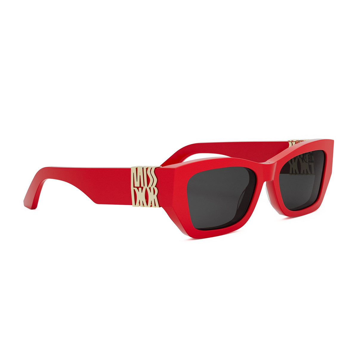 Dior MissDior S1I 35a0 Shiny Red Rosso Acetate Occhiali Da Sole