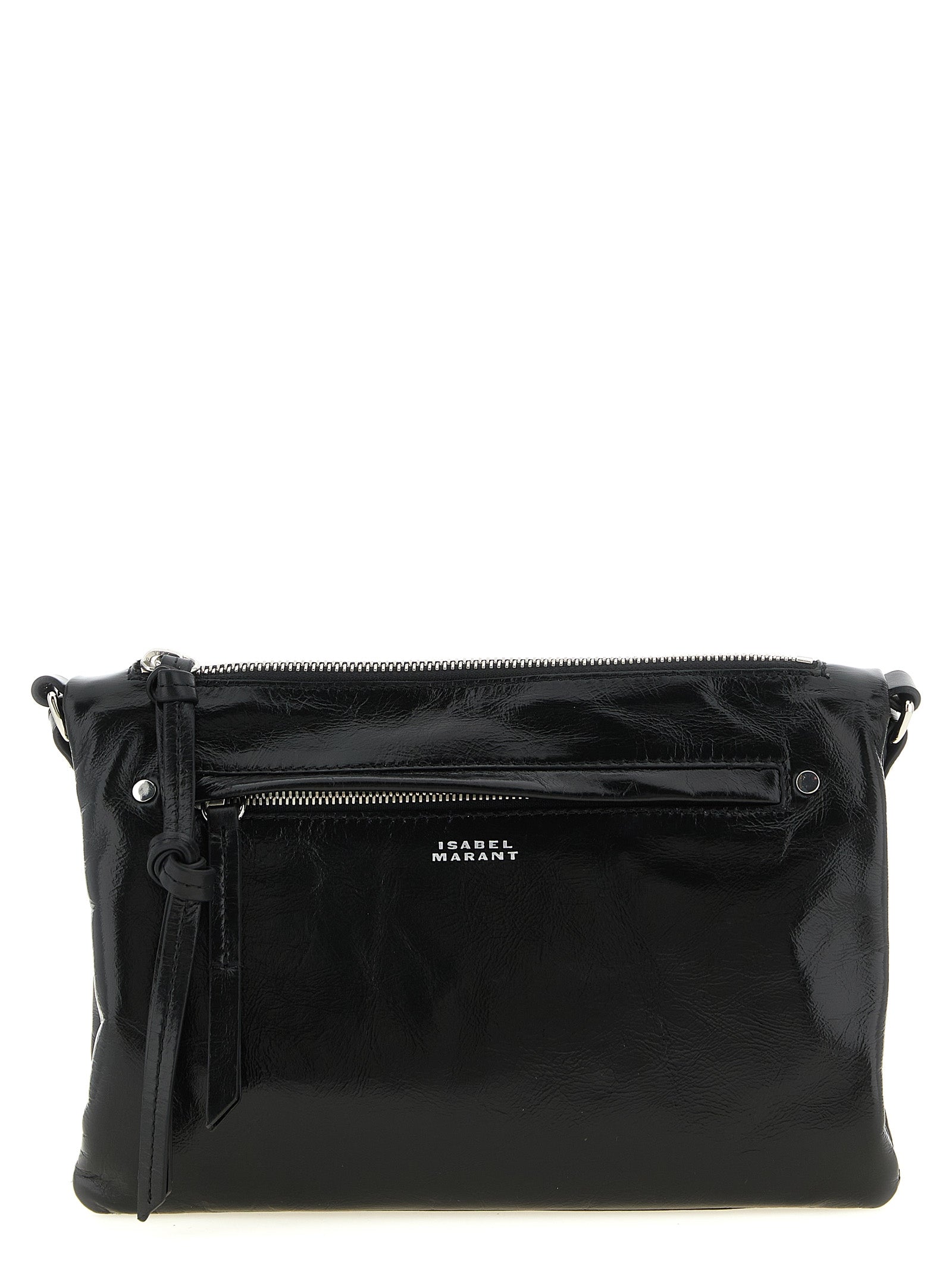 Winna Duo Crossbody Bag Black Calfskin Leather (bos Taurus)