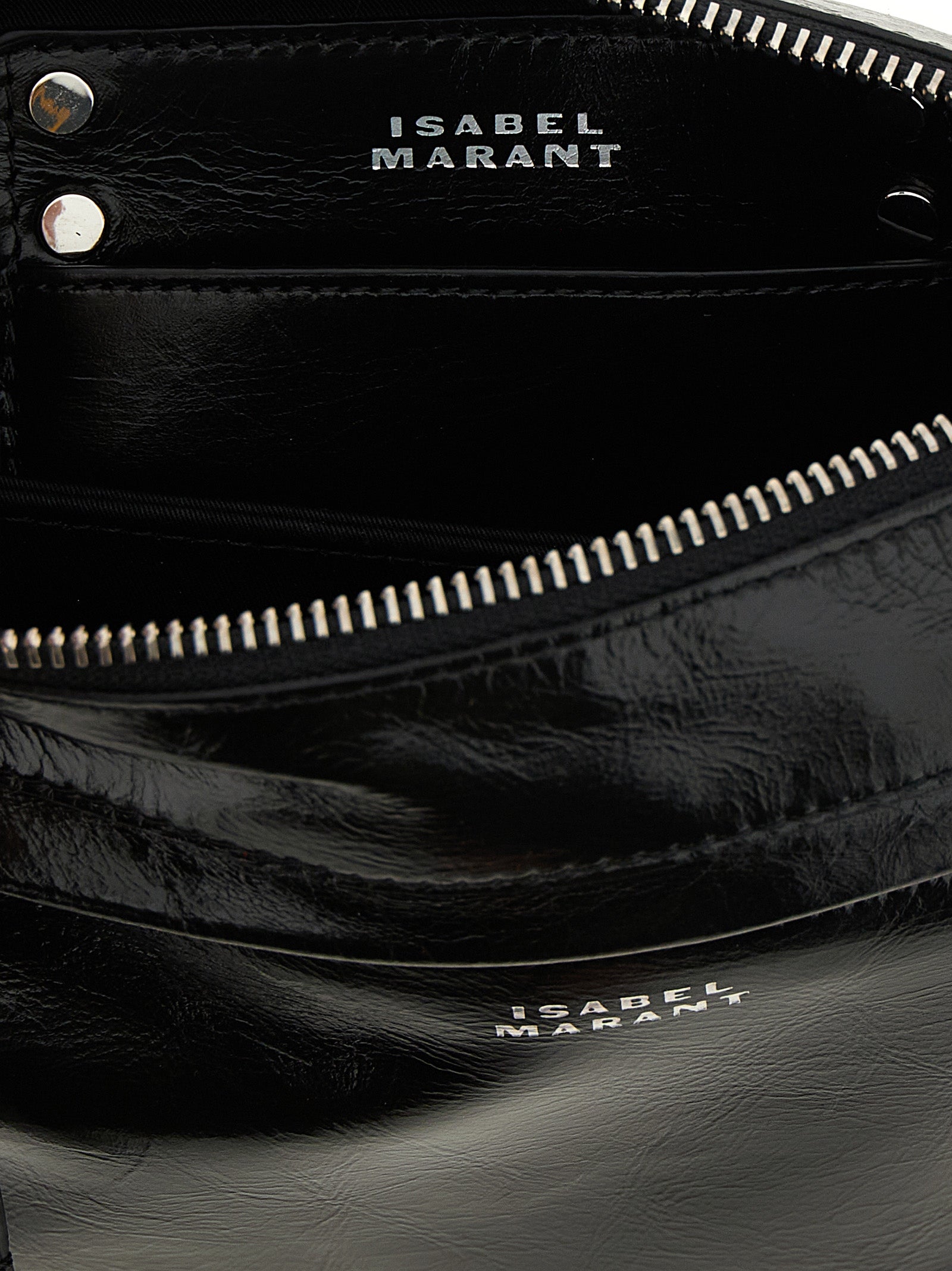Winna Duo Crossbody Bag Black Calfskin Leather (bos Taurus)