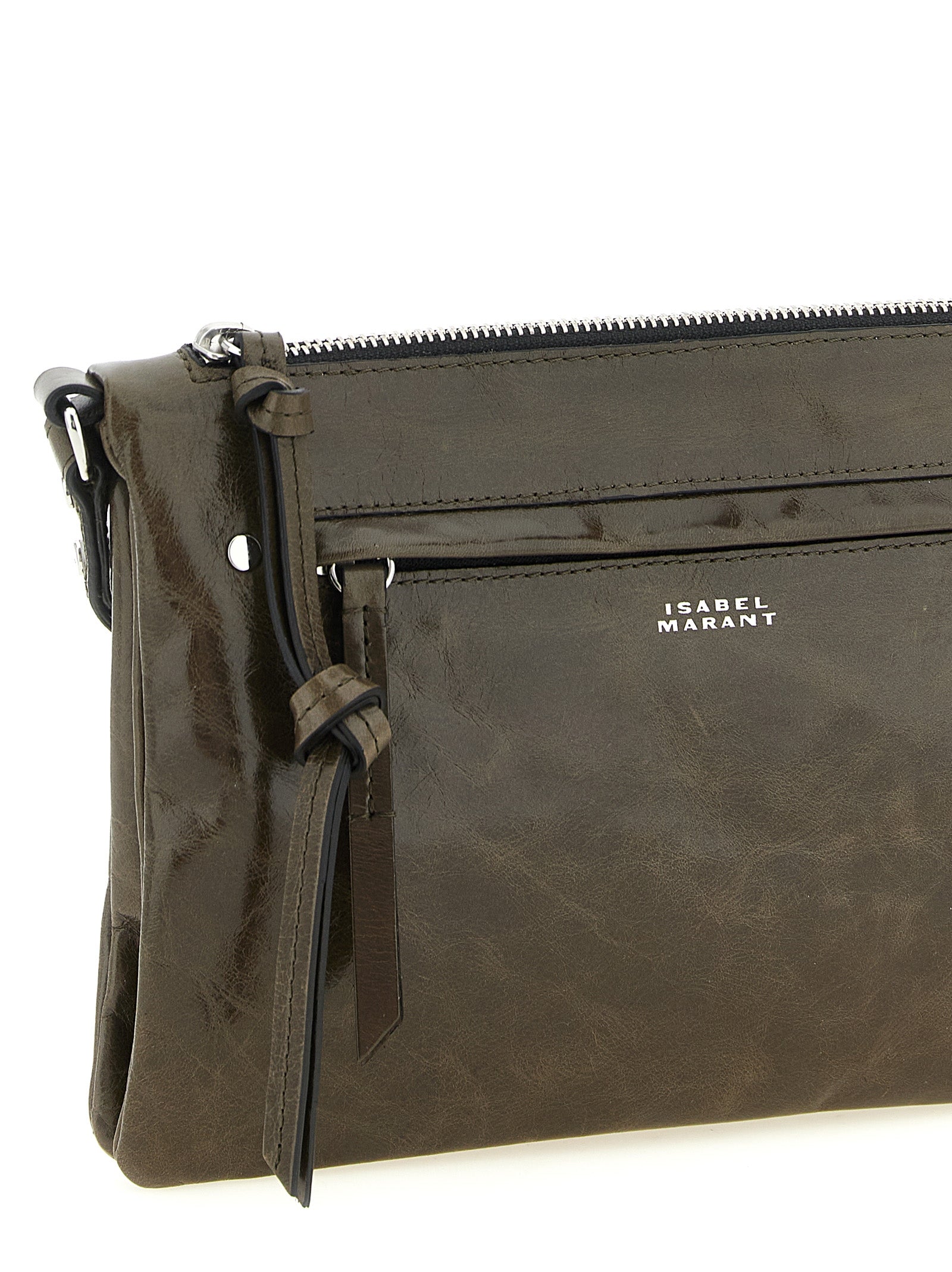 Winna Duo crossbody bag Green Calfskin Leather (bos Taurus)