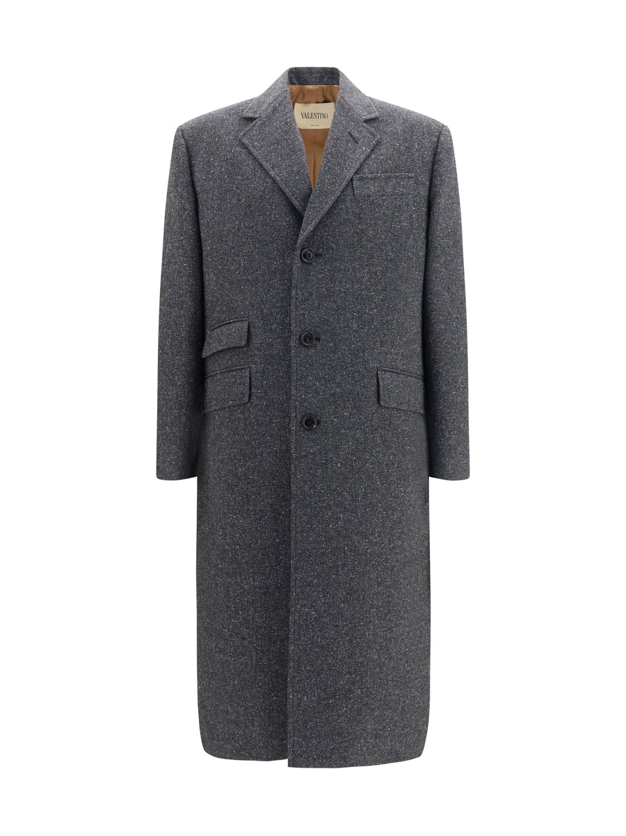 Valentino 45% Merino Wool coat in gray