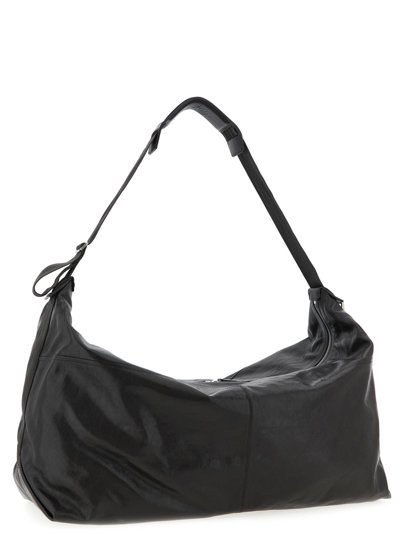 Berlingot 72H Weekend shoulder bag Brown Calfskin Leather (bos Taurus)