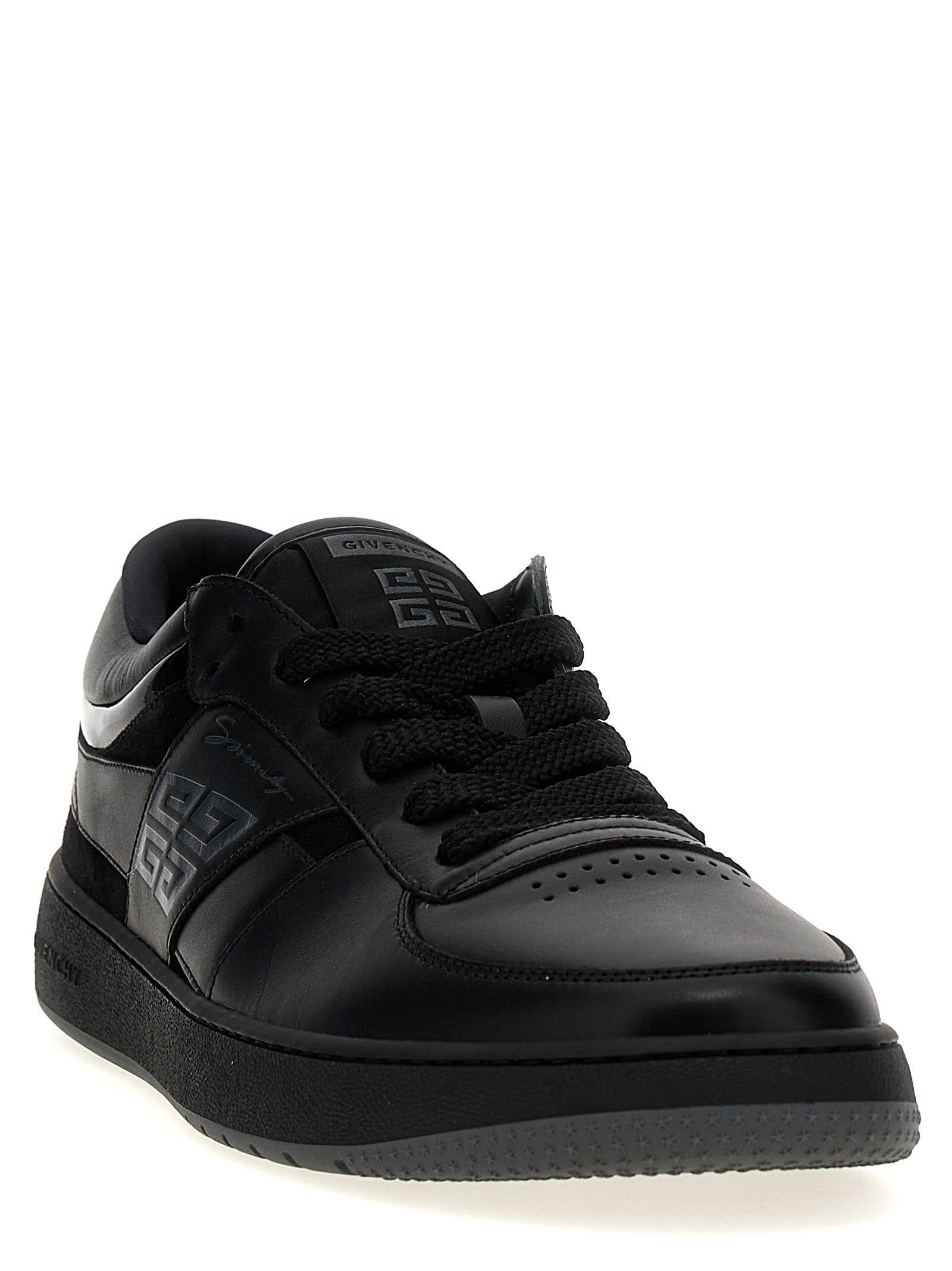 G Move Sneakers Black Calfskin Leather (bos Taurus)