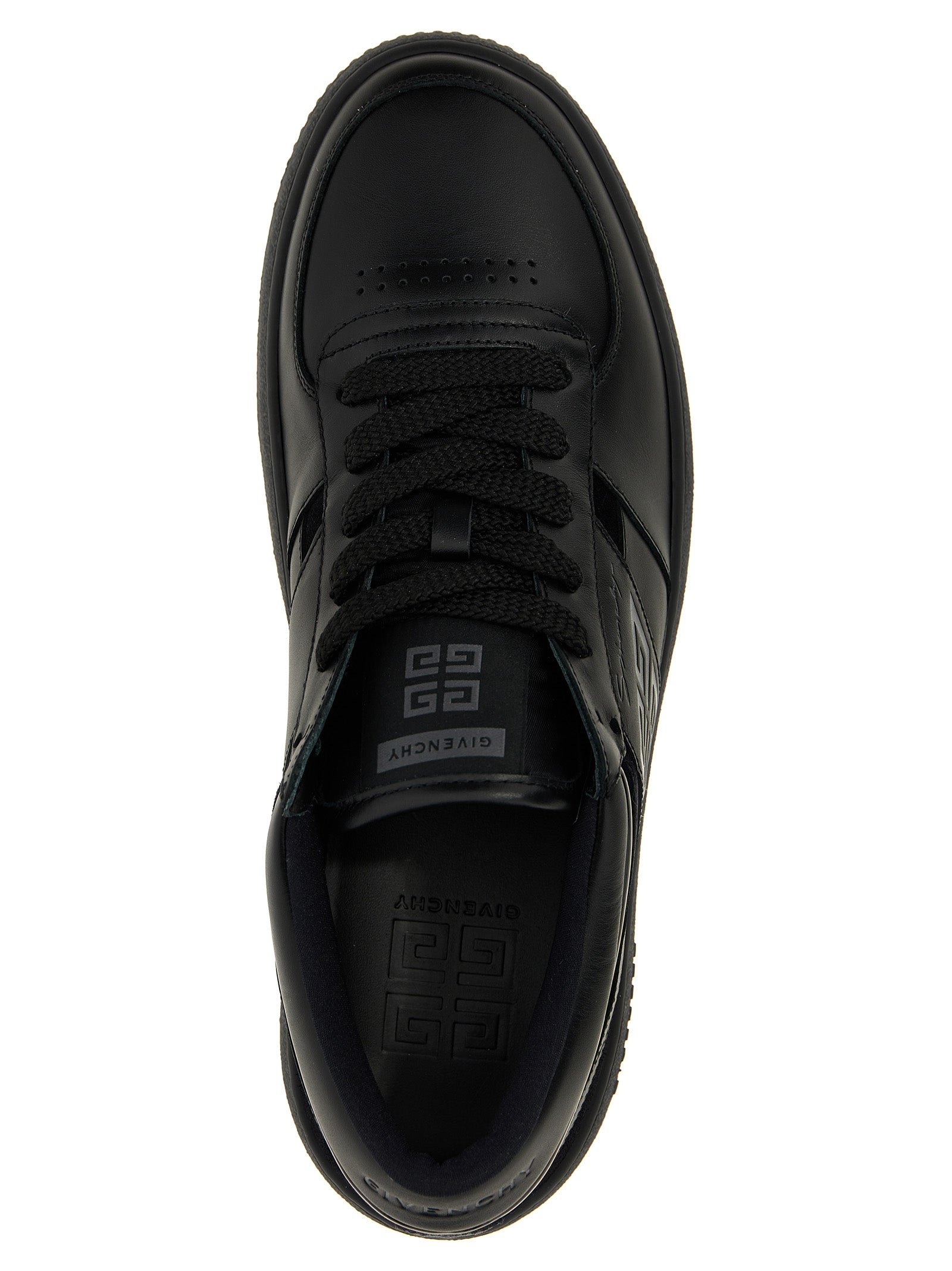 G Move Sneakers Black Calfskin Leather (bos Taurus)