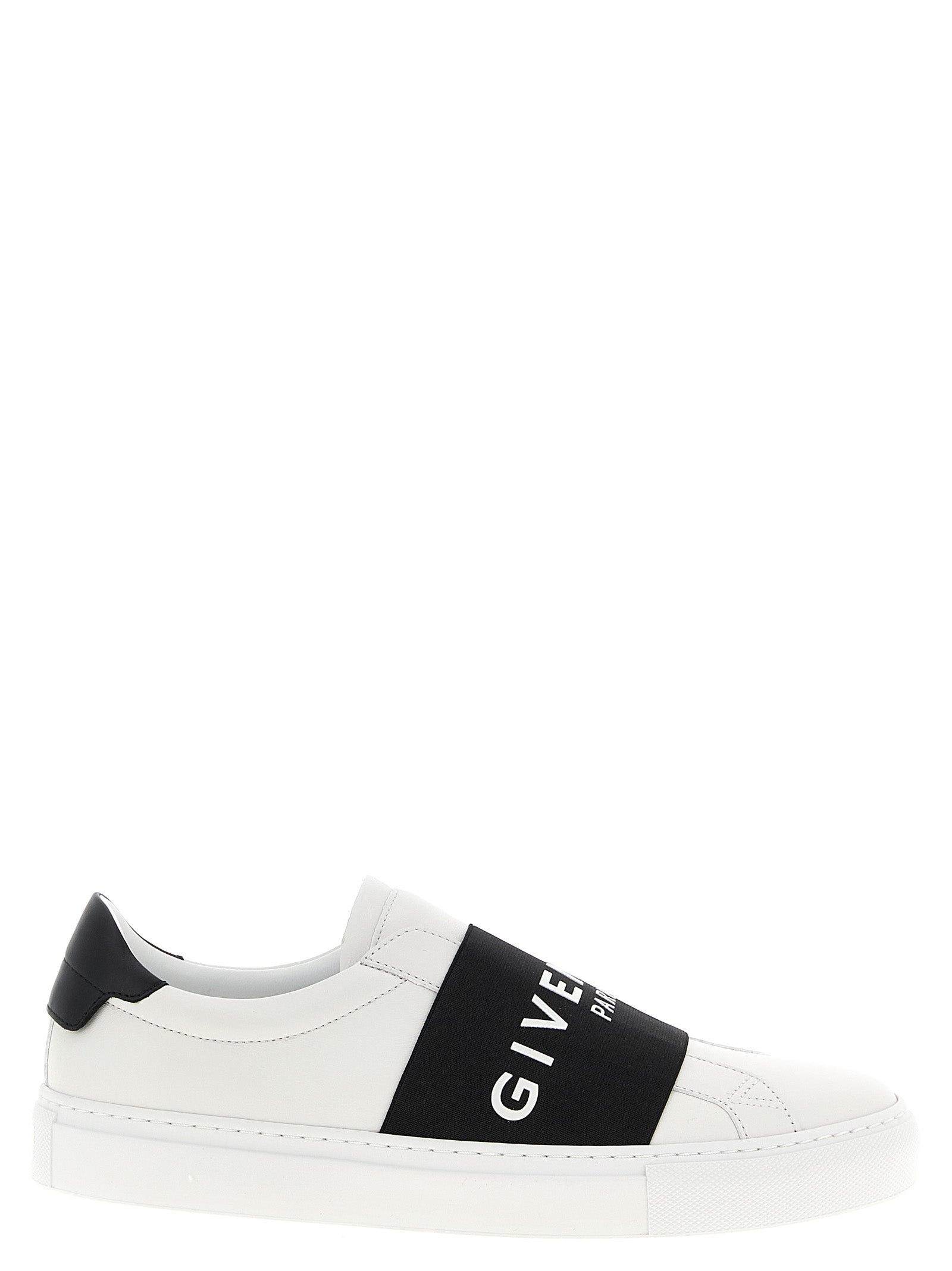 City Sport Sneakers White/black Calfskin Leather (bos Taurus)