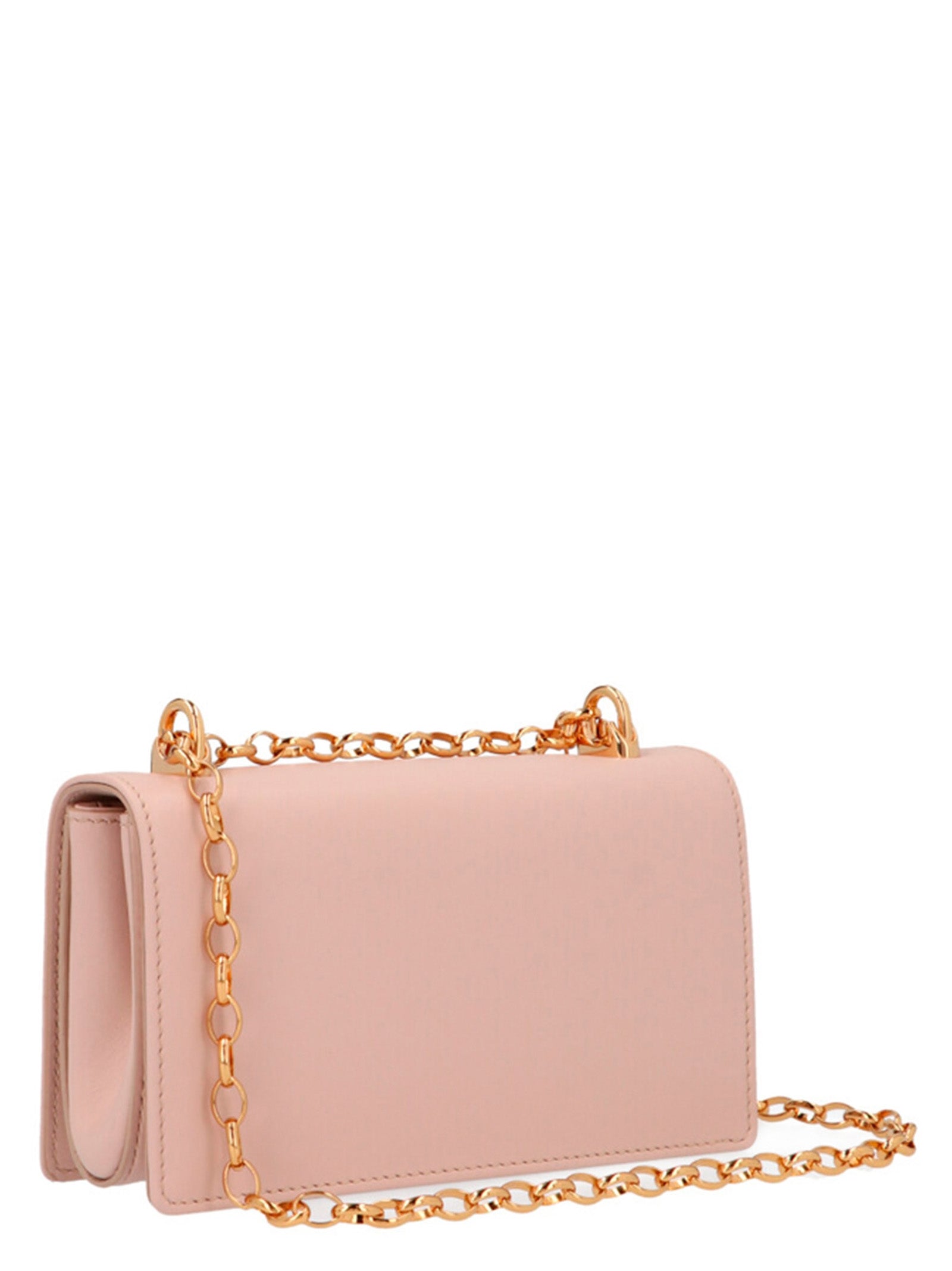 Dg Girl Mini Crossbody Bag Pink Lamb Leather (ovis Aries)