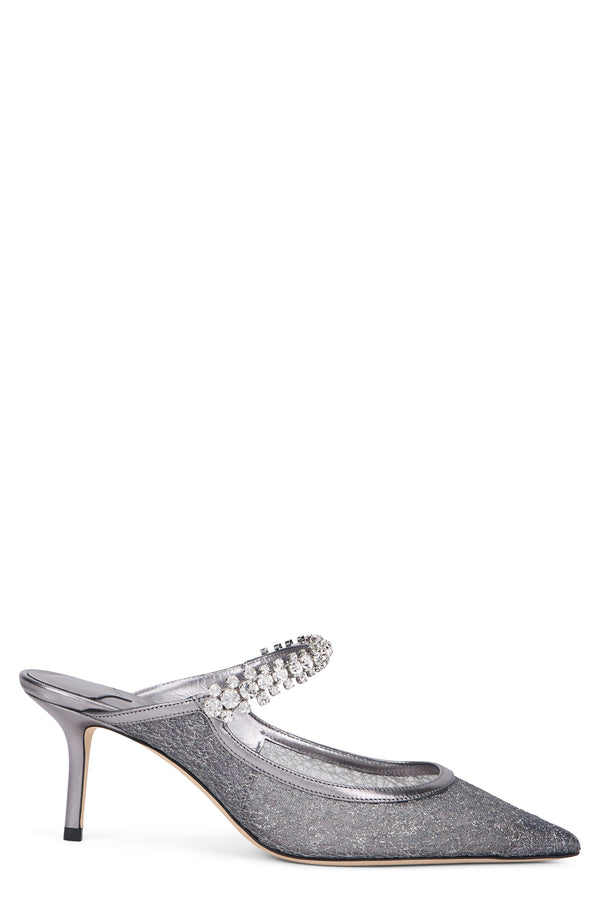 Kitten-Heel Shoe Anthracite Calfskin