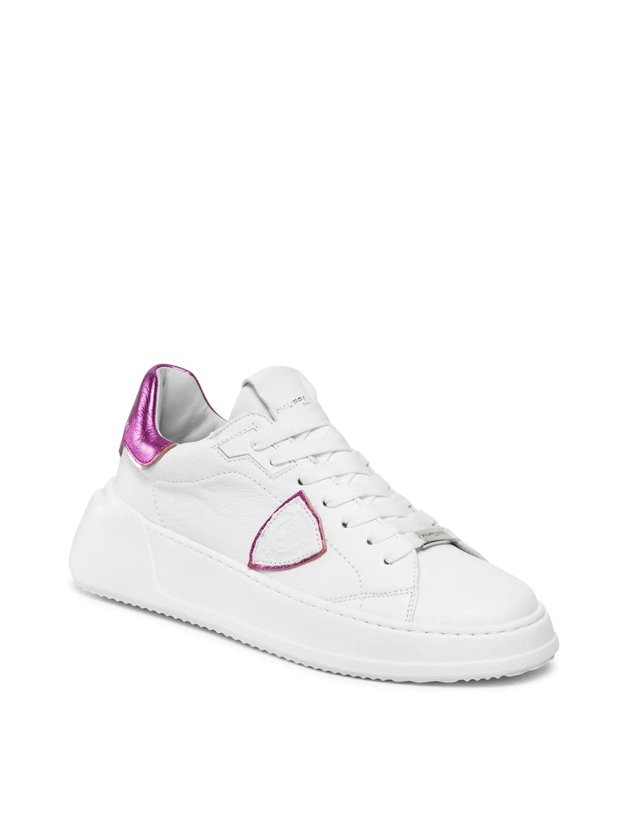 Philippe Model Leather sneaker in white