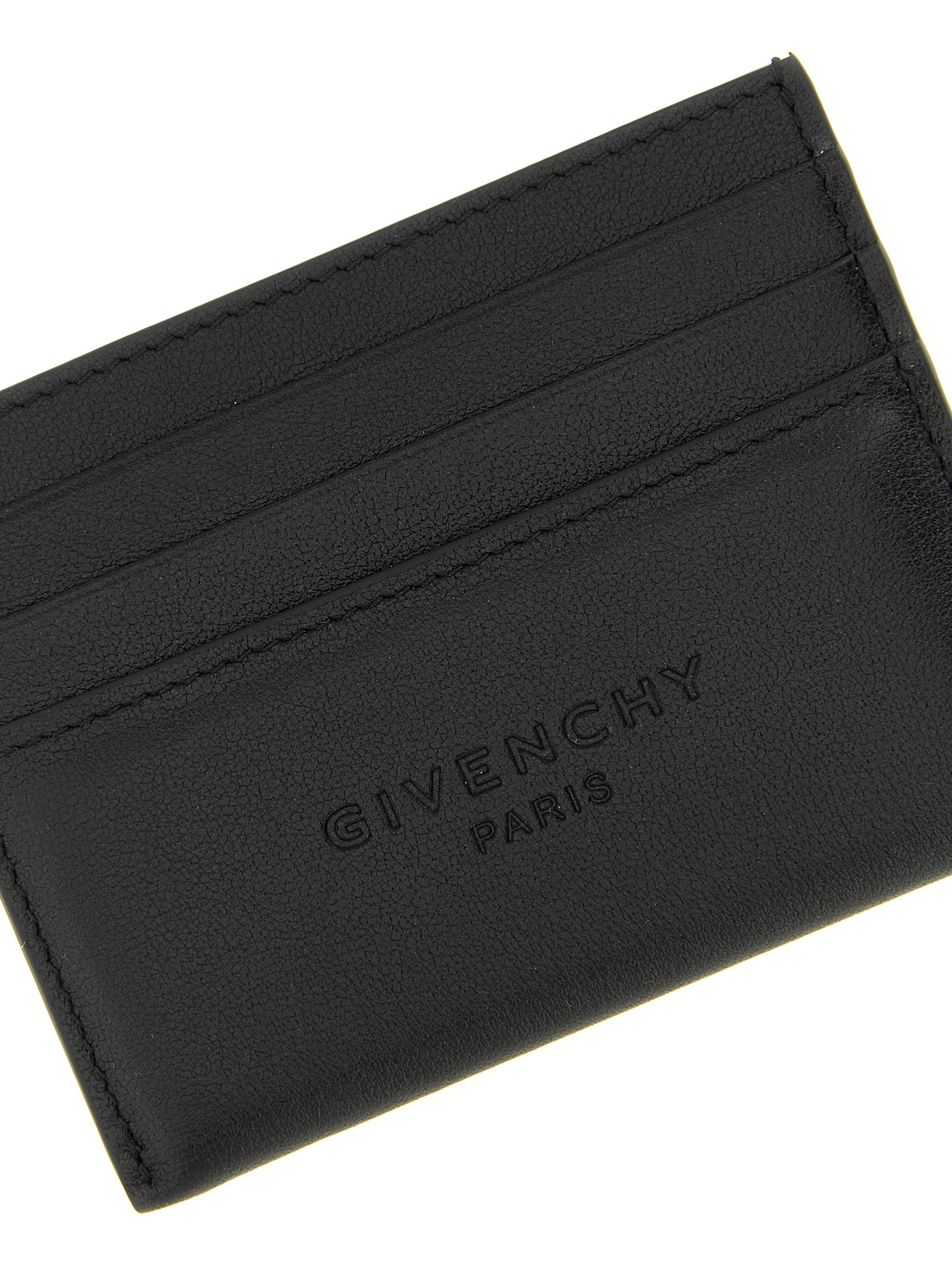 Antigona Stamped card holder Black Calfskin Leather (bos Taurus) Wallets, Holders