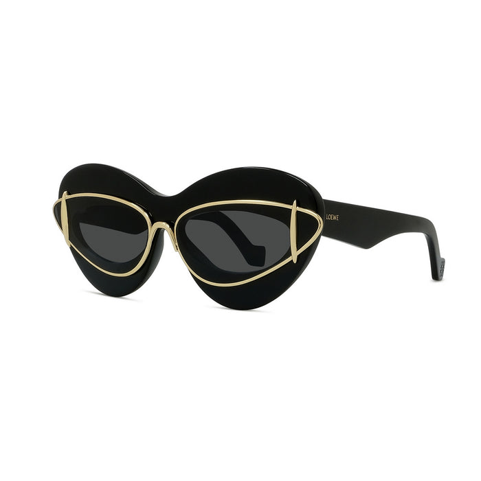 LW40119I 01a Nero Acetate/metal Occhiali Sole