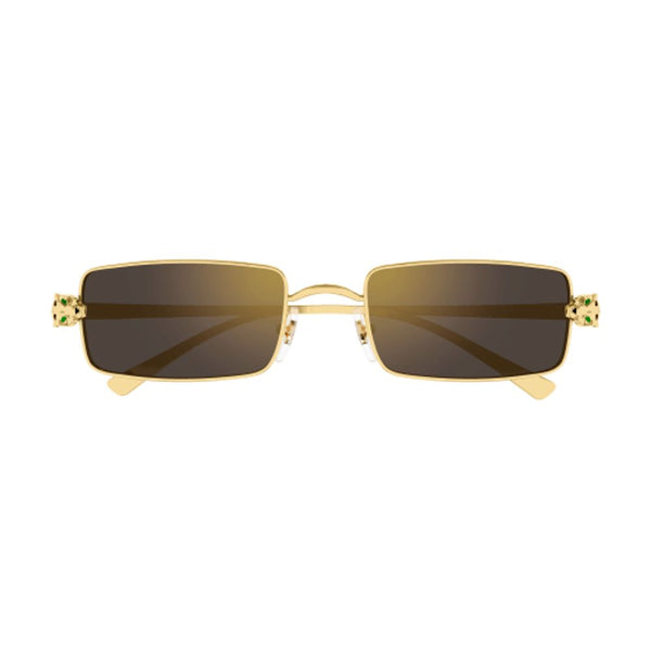 Cartier - Ct0473s 001gold/black Sunglasses