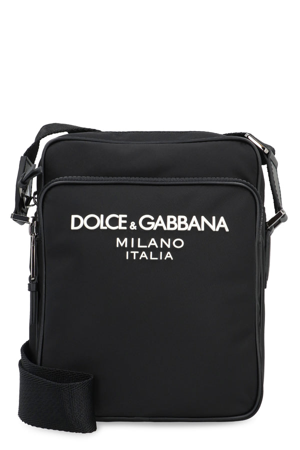 Messenger Bag Nylon Black Acrylic