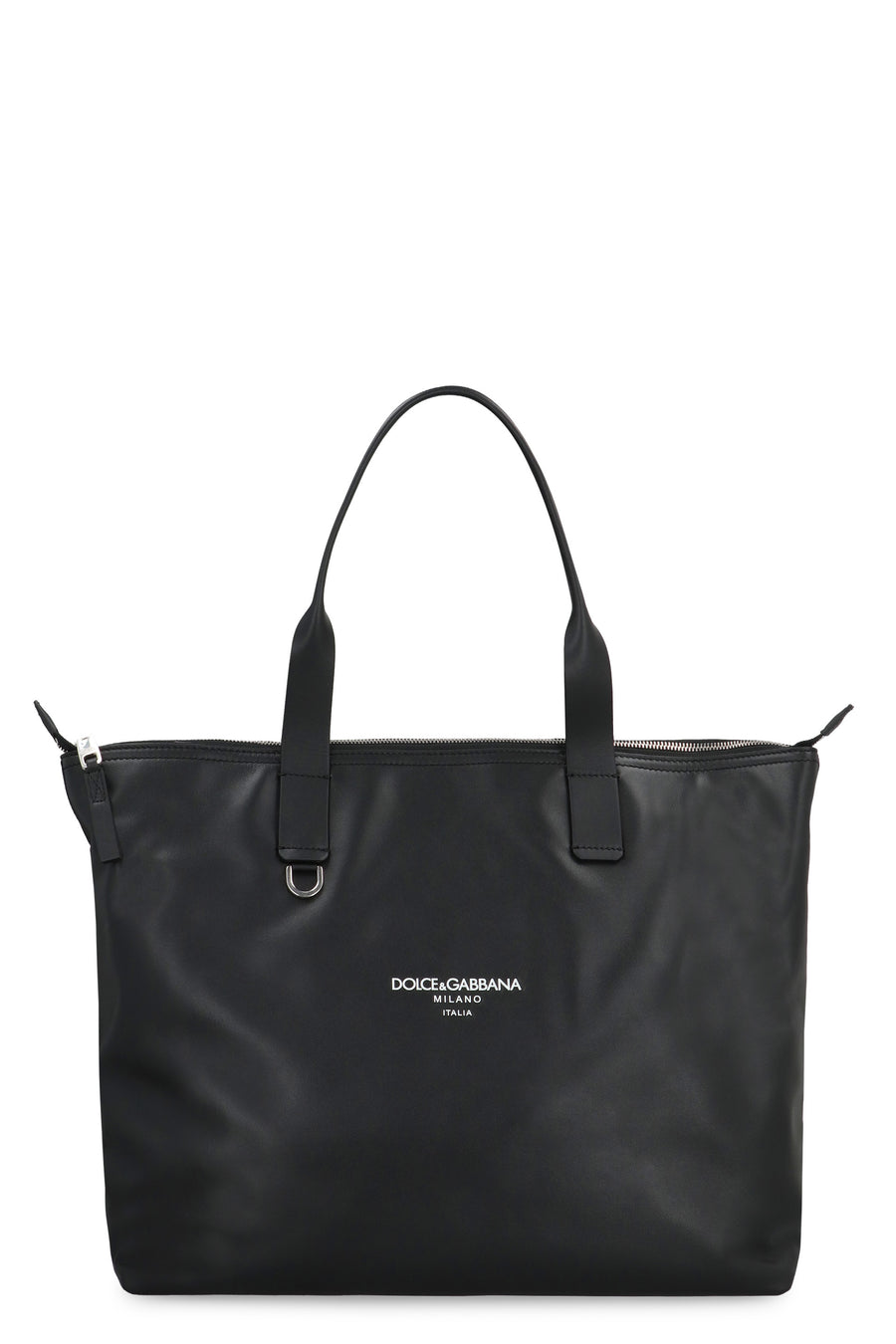 Tote Bag Adamo Black Calf Leather