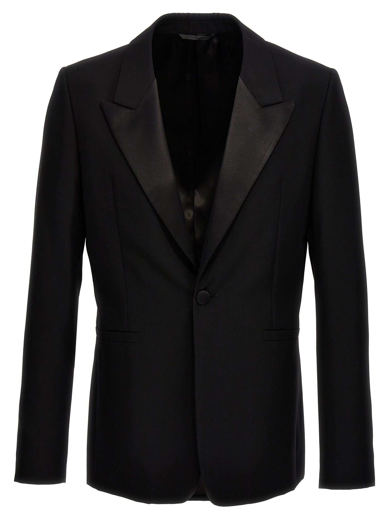 Peack Lapel blazer Black Wool