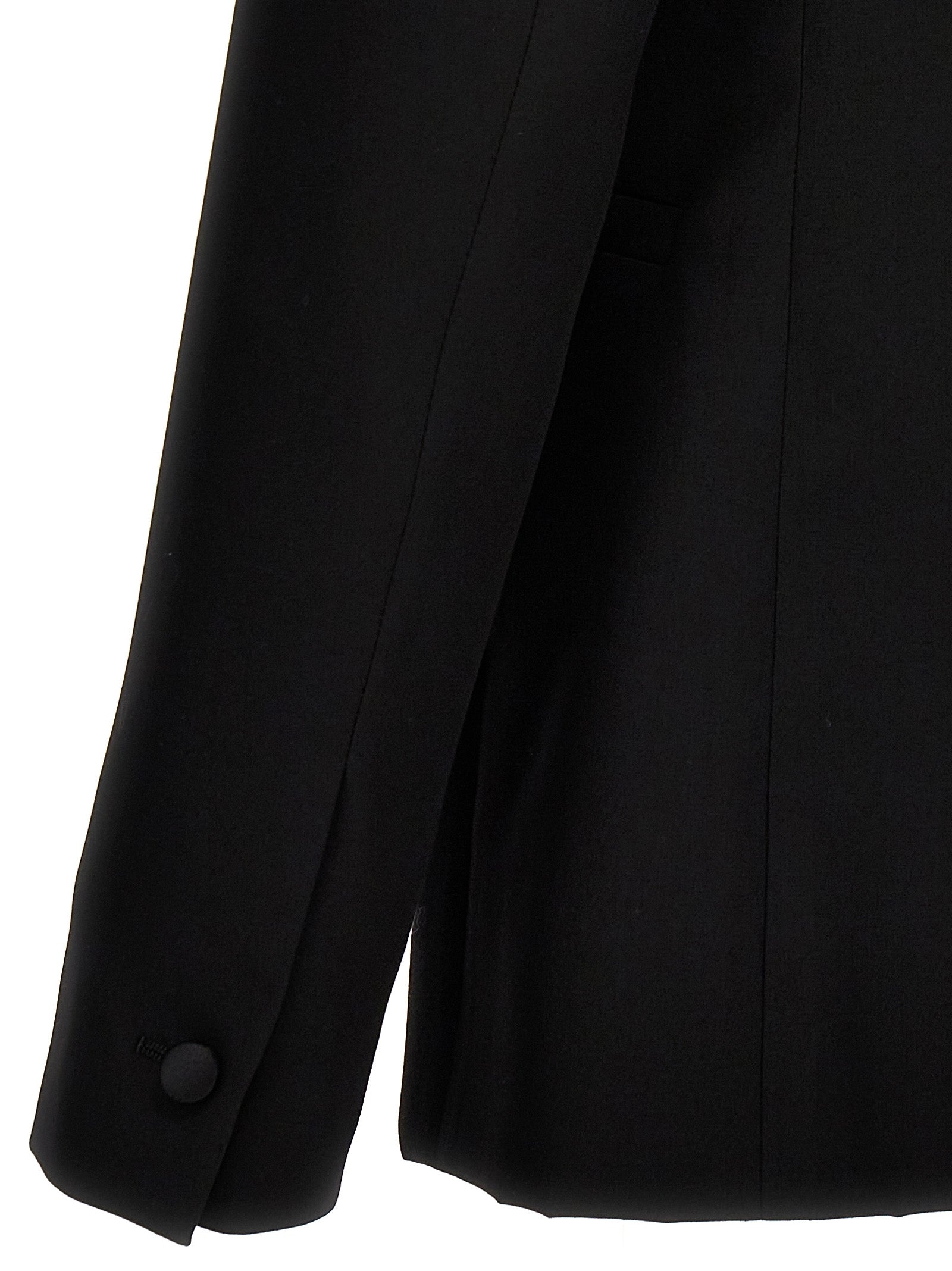 Peack Lapel blazer Black Wool