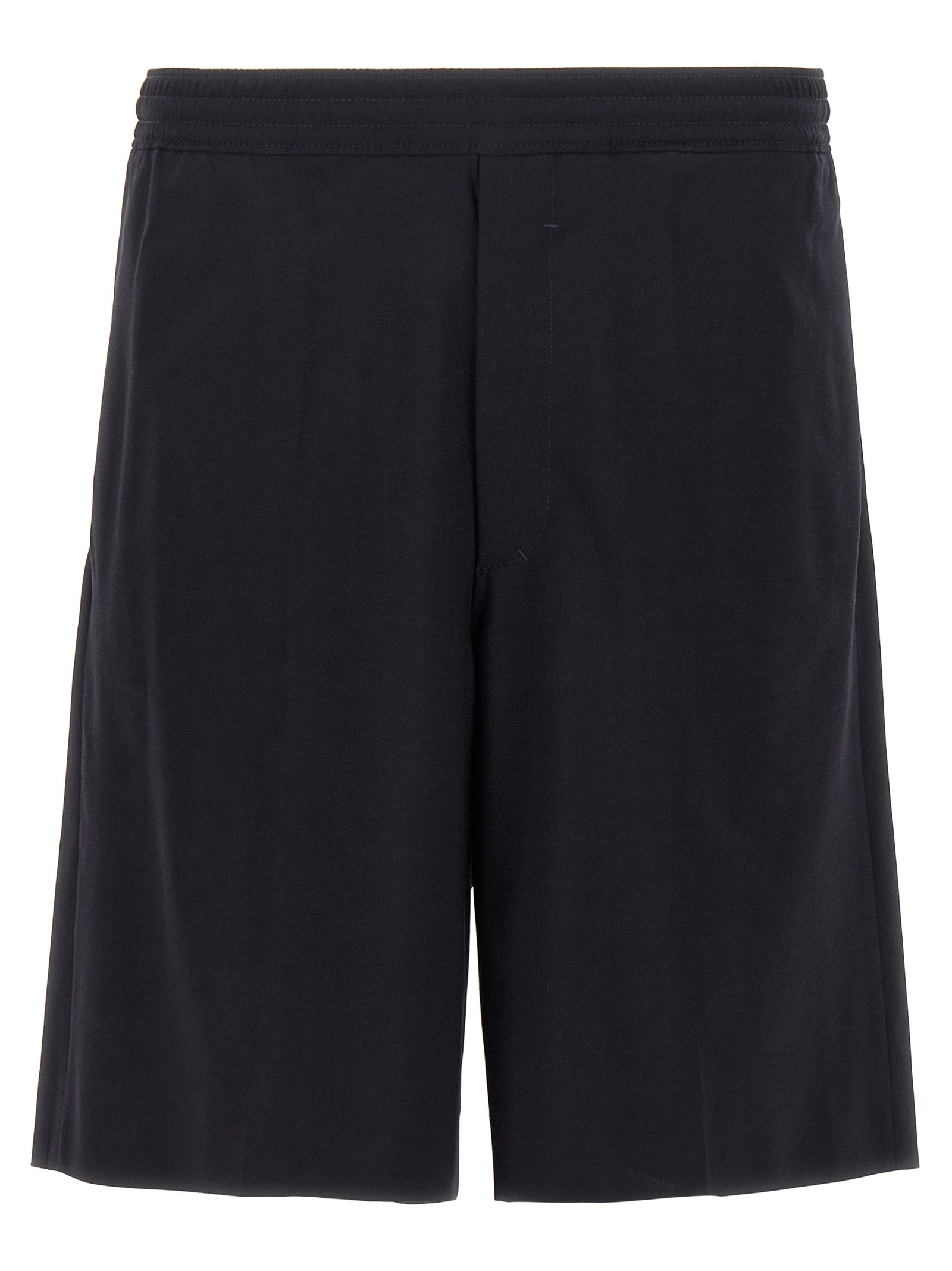 Tailoerd bermuda shorts Blue Elastane Polyamide Wool Bermuda