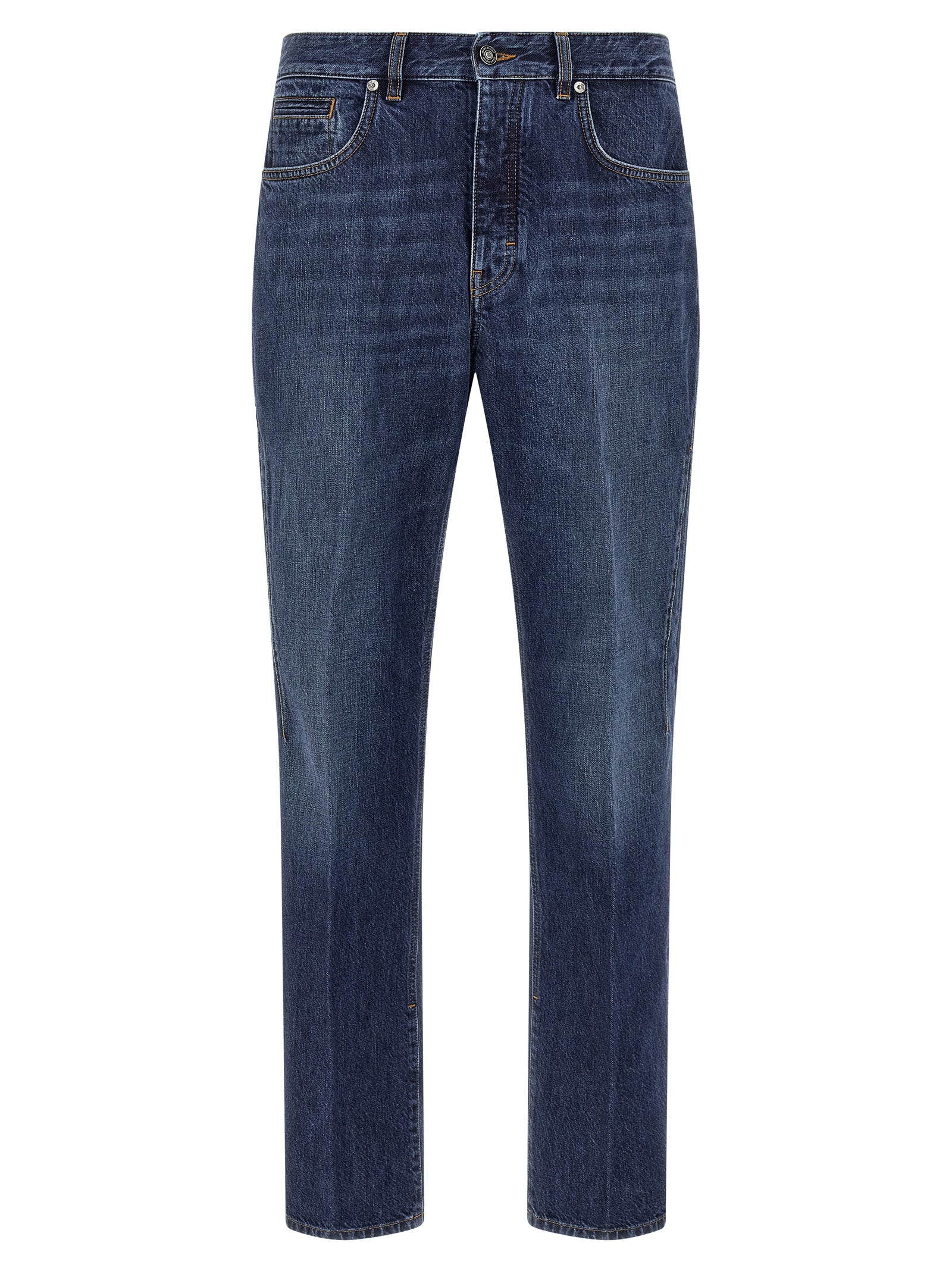 Straight jeans Blue Cotton