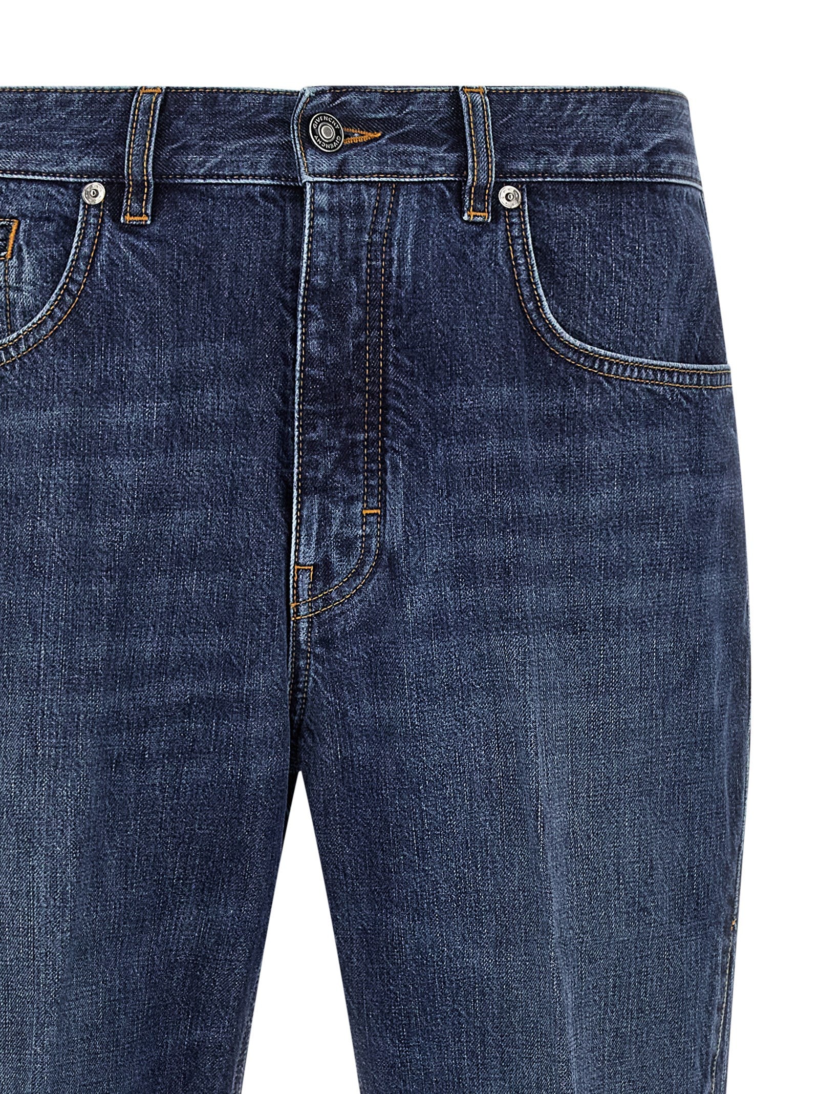 Straight jeans Blue Cotton