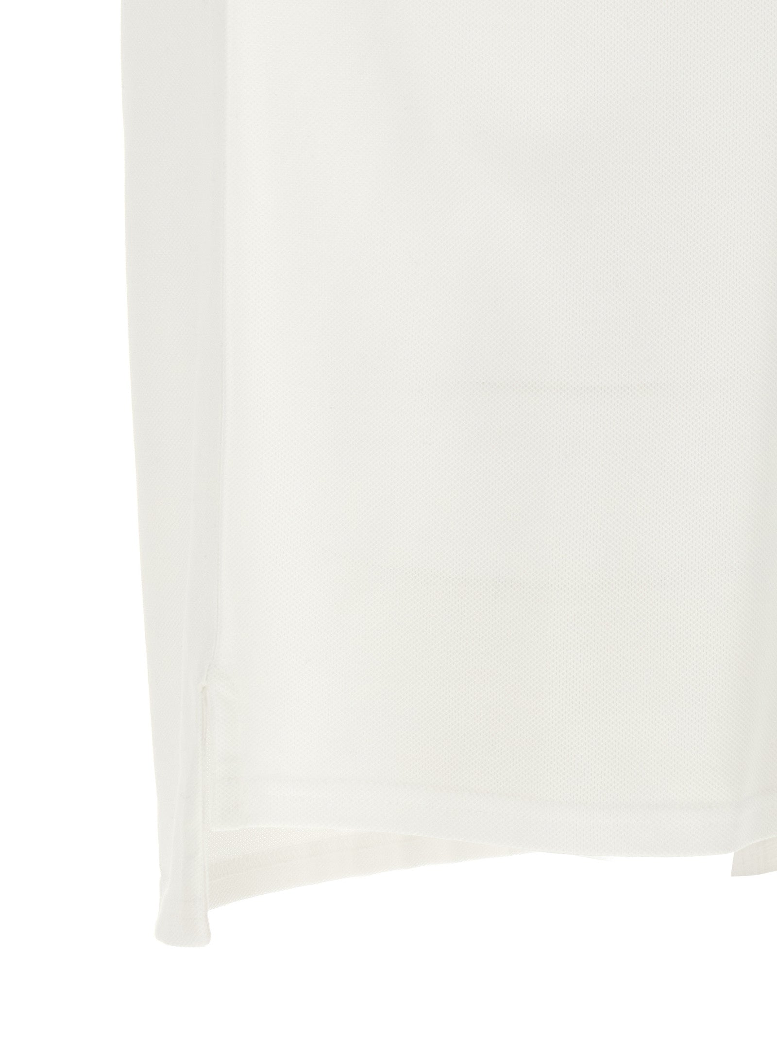 Pocket embroidery polo shirt White Cotton