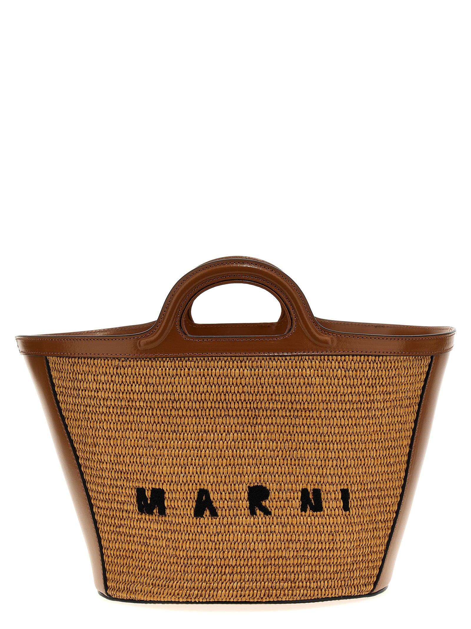 Tropicalia Small handbag Brown Cotton Hand Bags