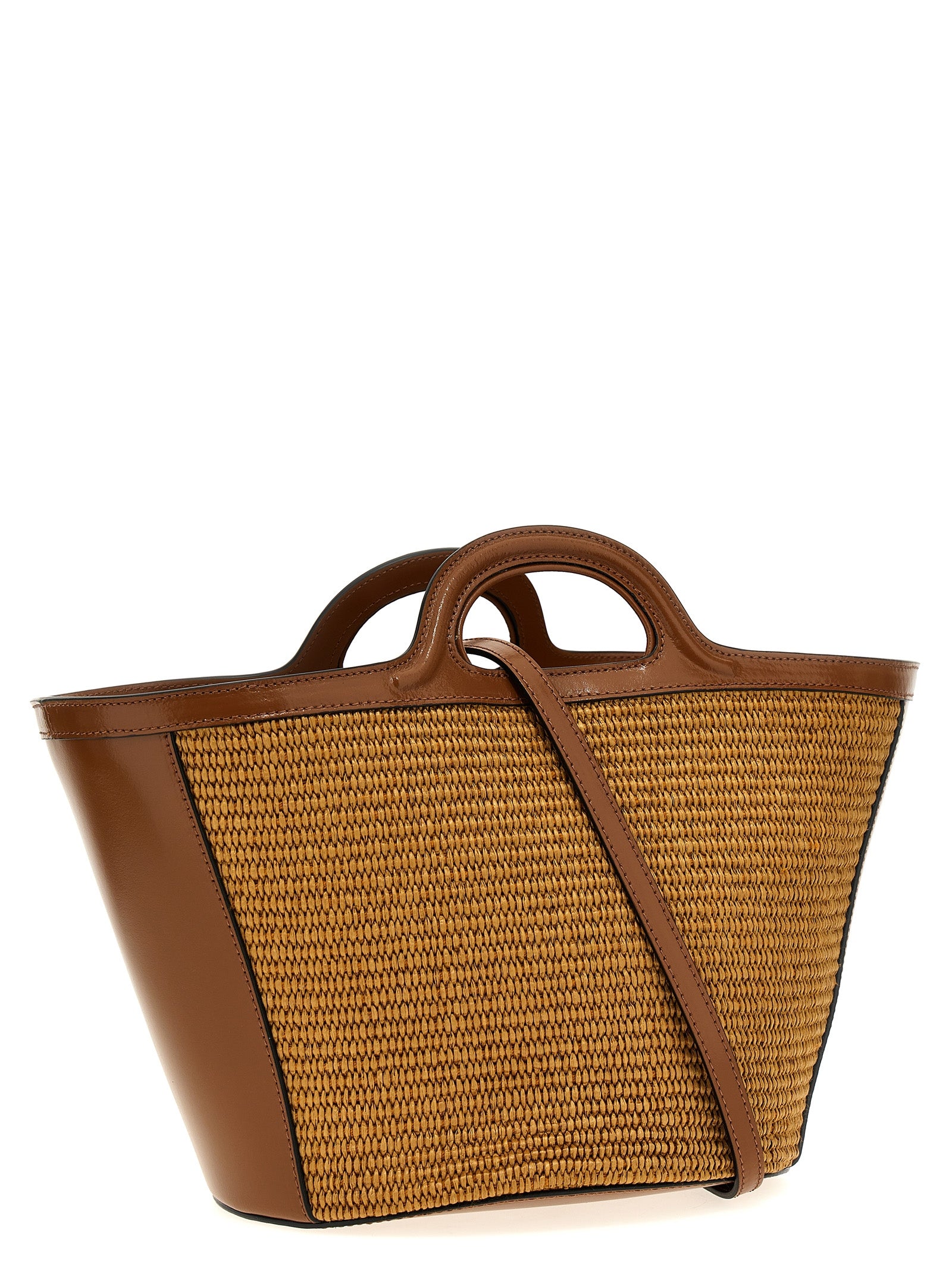 Tropicalia Small handbag Brown Cotton Hand Bags