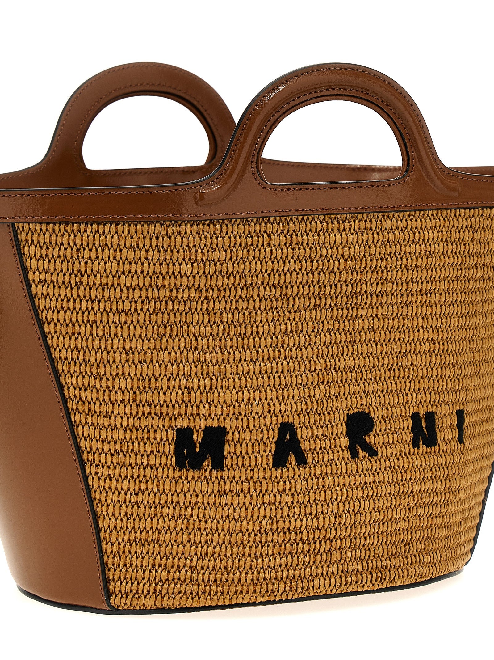 Tropicalia Small handbag Brown Cotton Hand Bags