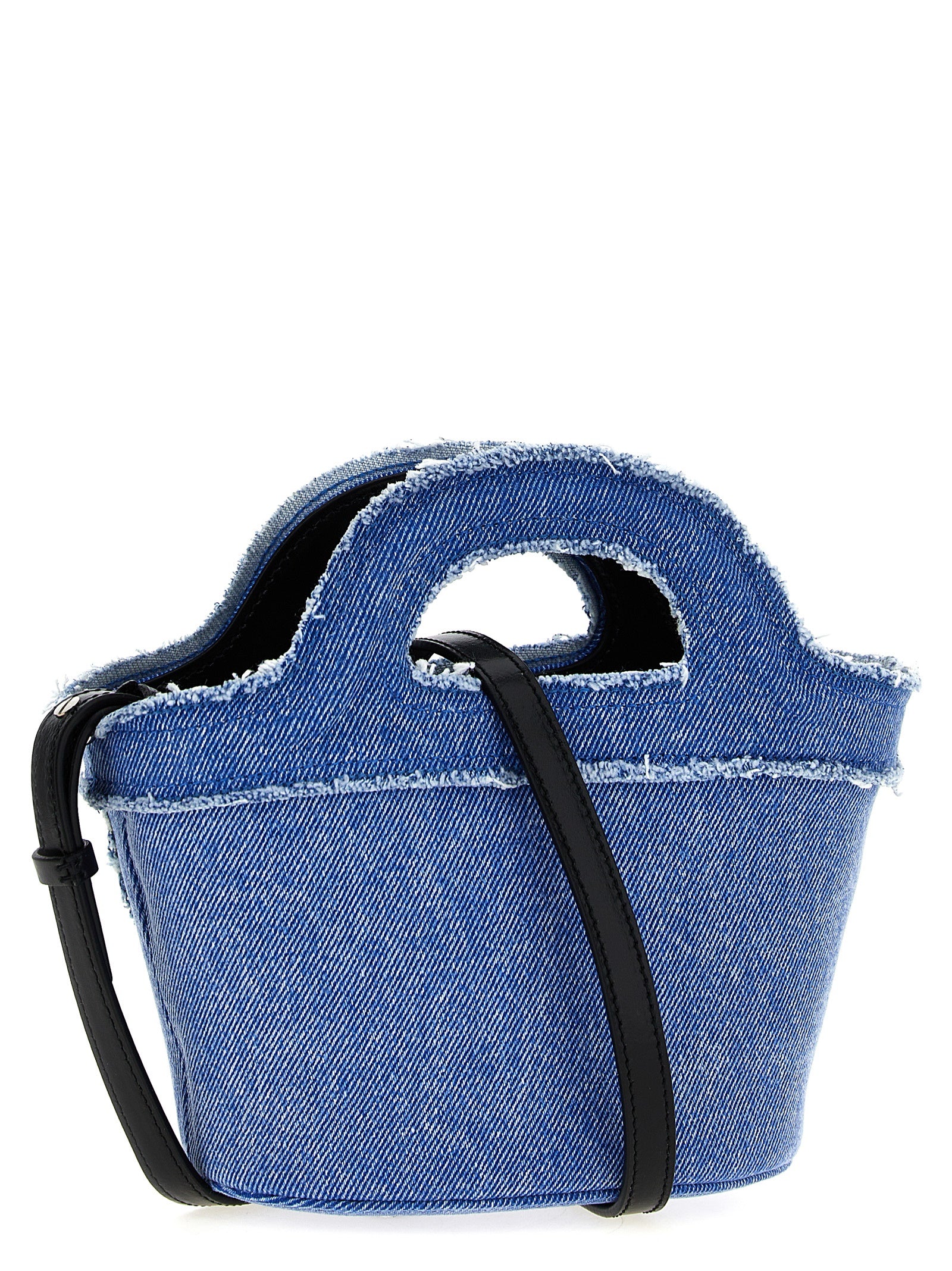 Tropicalia Micro handbag Light Blue Cotton Hand Bags