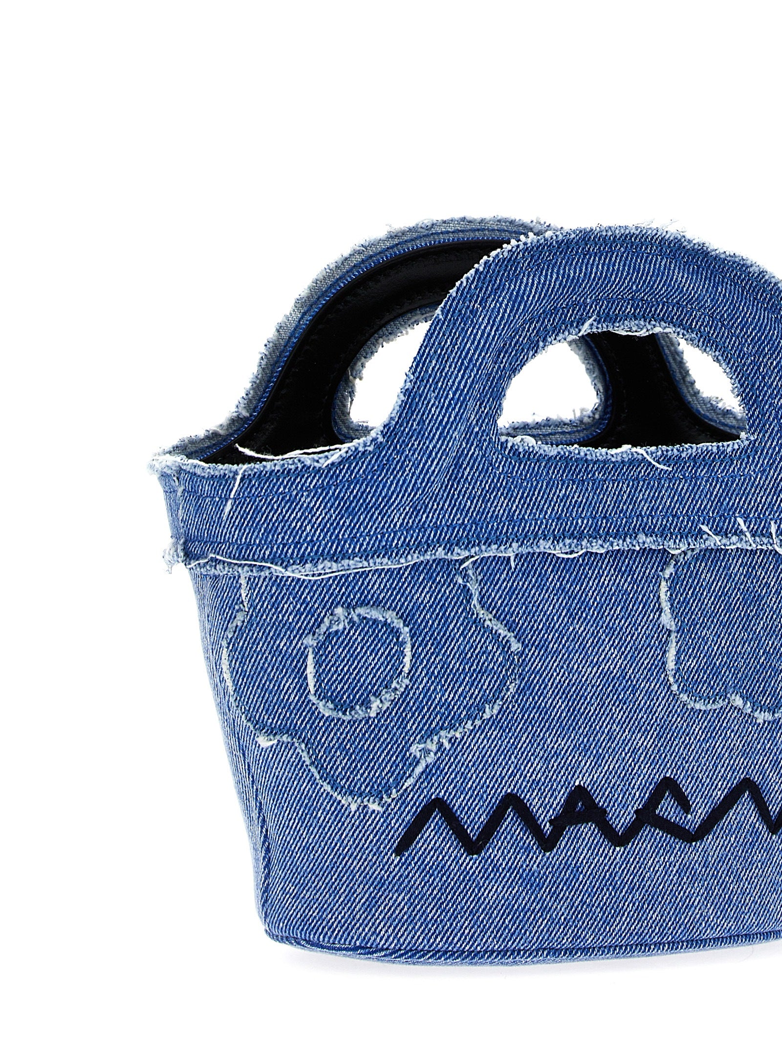 Tropicalia Micro handbag Light Blue Cotton Hand Bags