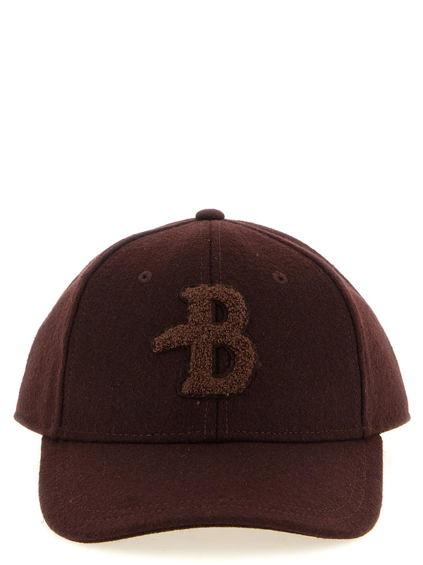 قبعة بيسبول من Ballantyne Monogram بوكليه رقعة — خمري