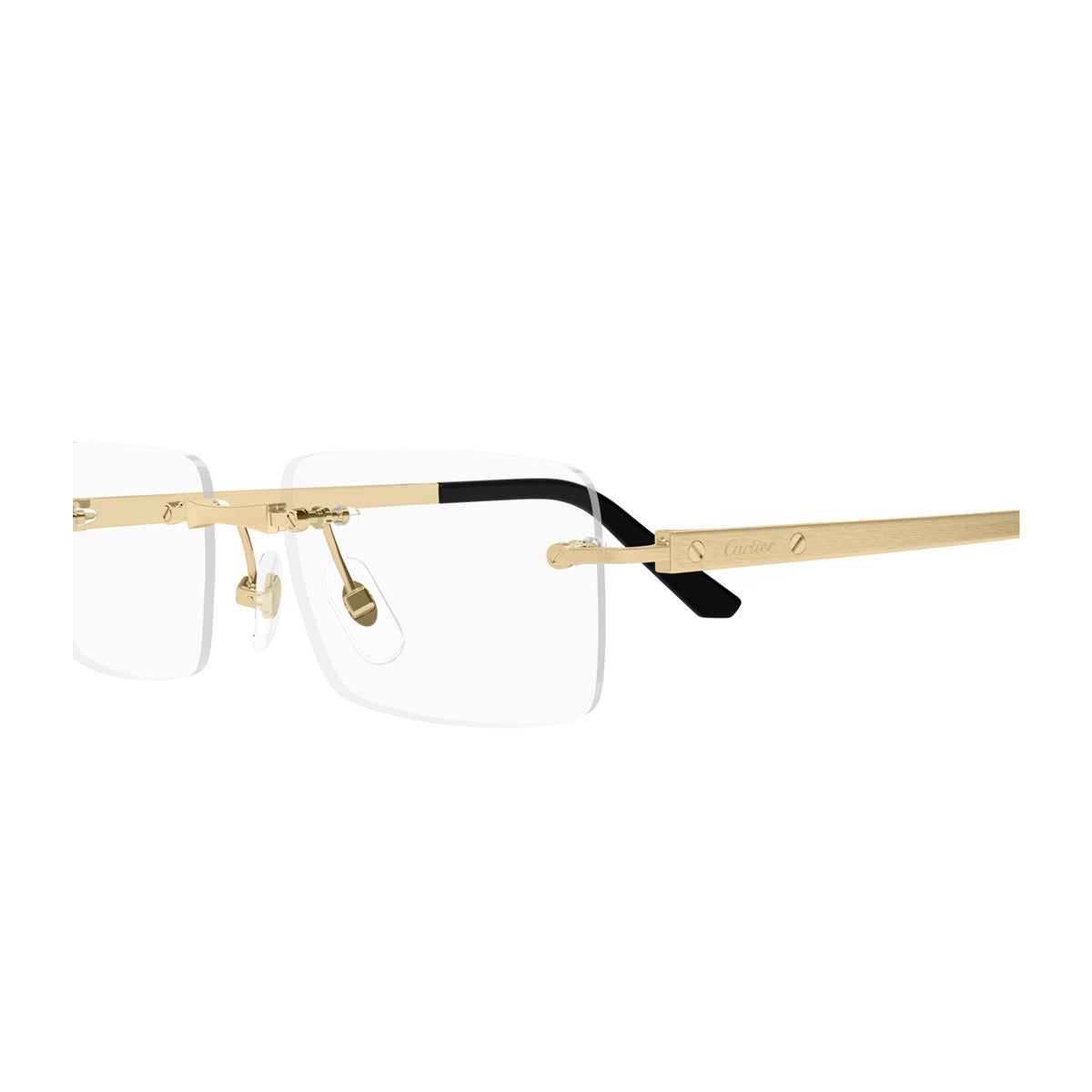 Cartier CT0511O Santos De 001 Gold Oro Metal Occhiali Da Vista
