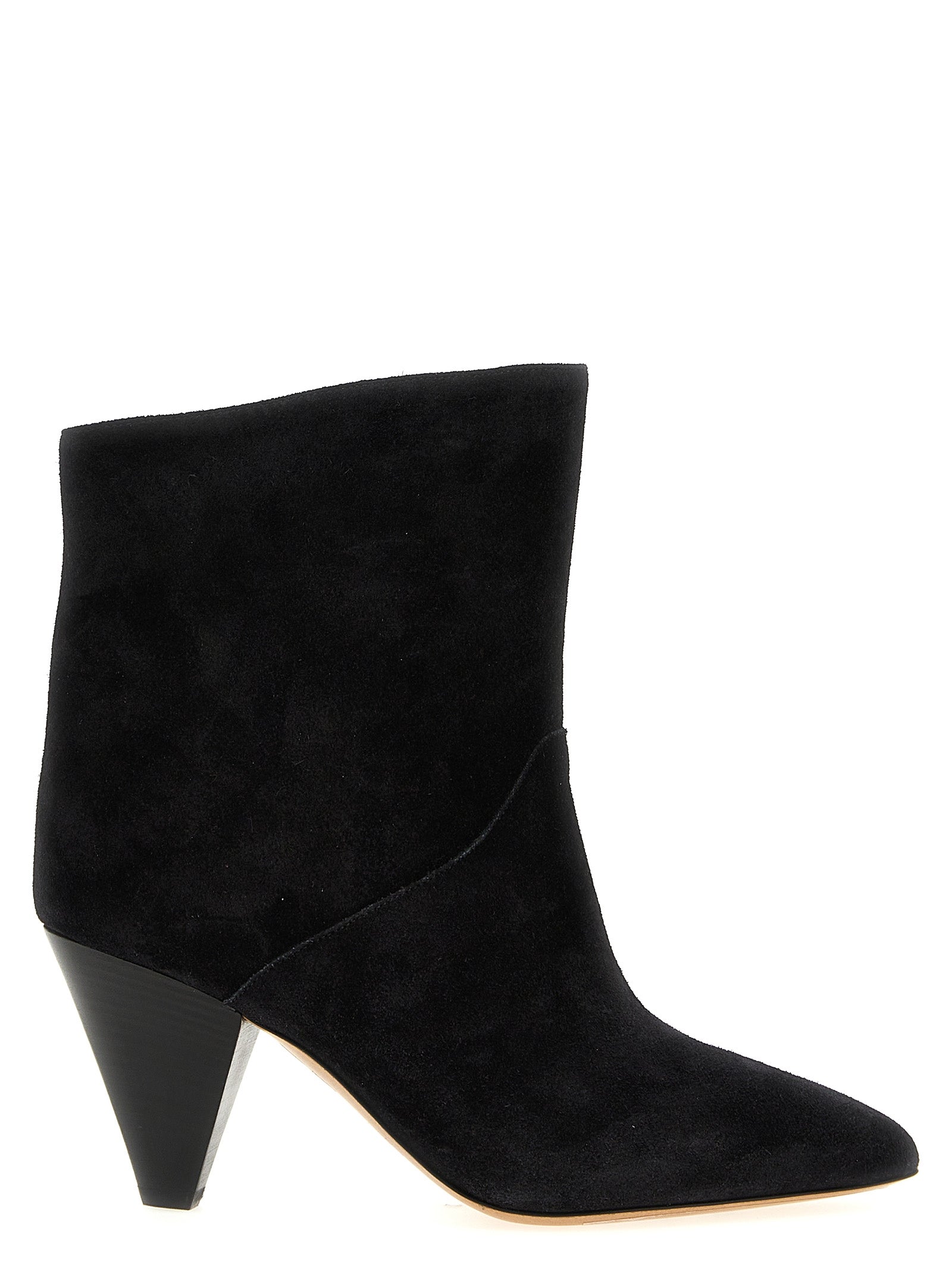 Loline Ankle Boots Black Calfskin Leather Boots