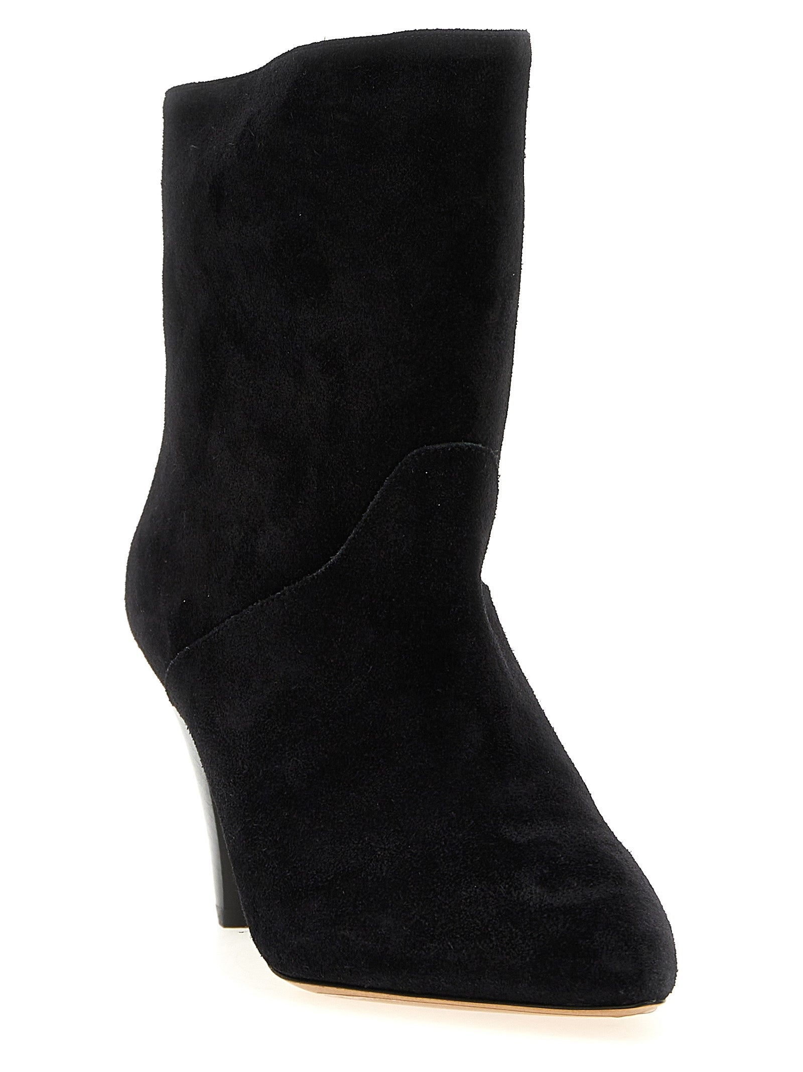 Loline Ankle Boots Black Calfskin Leather Boots