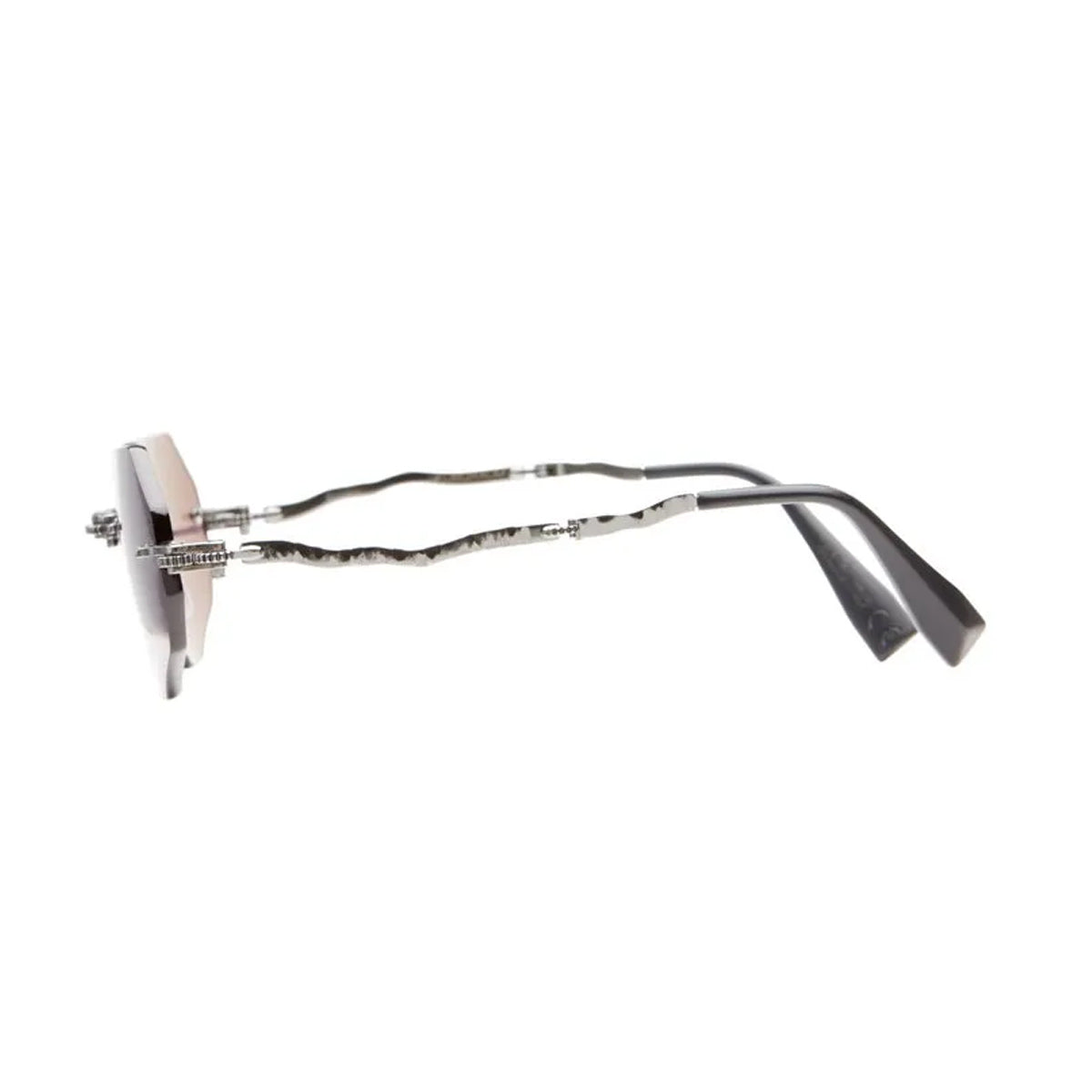 Maske H44 Machinery Rimless Series BB Grey Argento Metal Occhiali Sole