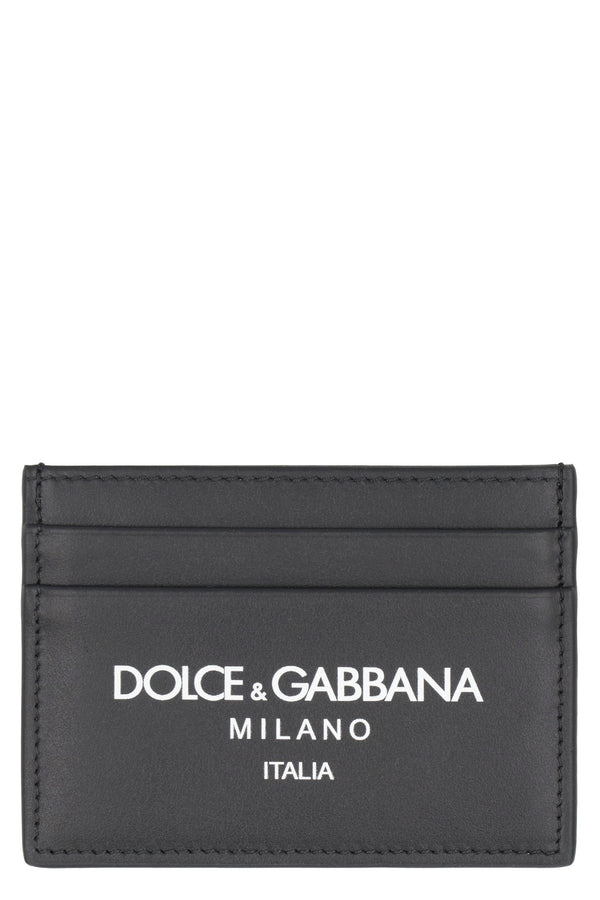 Leather Card Holder Black Calf Wallets & Cardholders