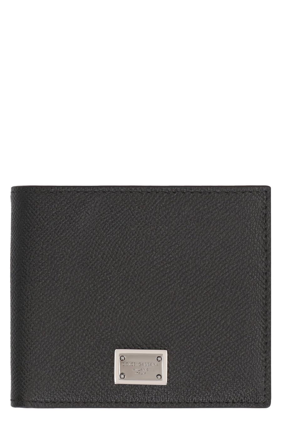 Wallet Flap-Over Calfskin Black Calf Leather & Cardholders